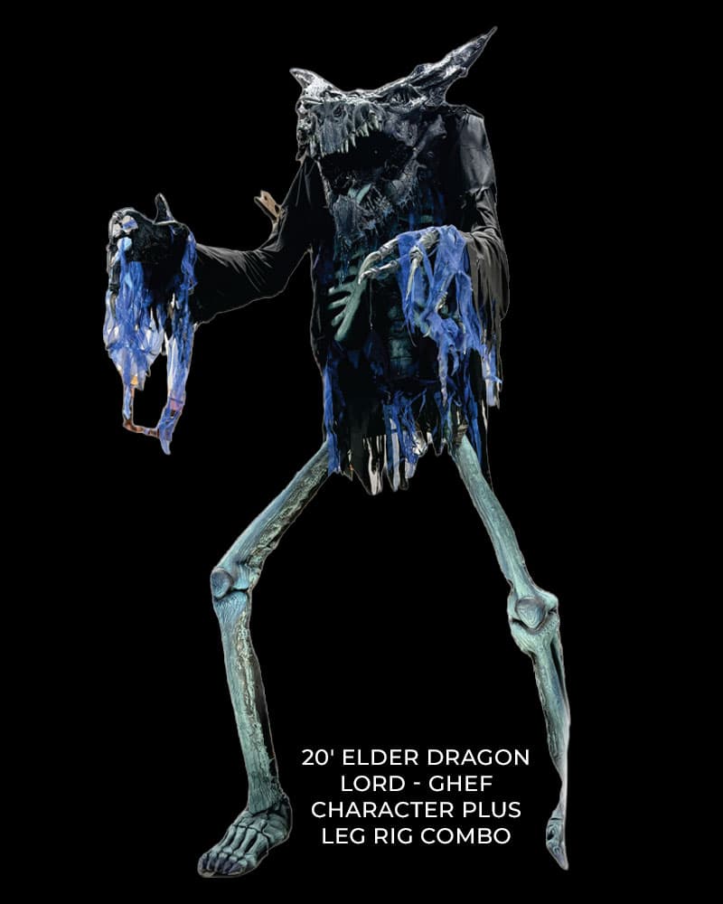 20′ – GHEF characters The Beast and ElderDragon Lord - thumbnail 2