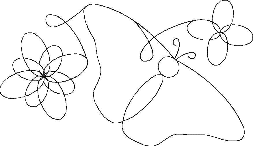 Westalee Design Butterflies in Flight Template - thumbnail 2