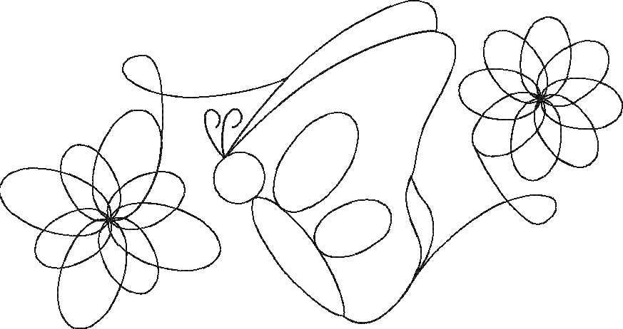 Westalee Design Butterflies in Flight Template - thumbnail 3