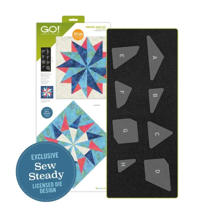 GO! Pinwheel Shape Set 12″ by AccuQuilt - thumbnail 2