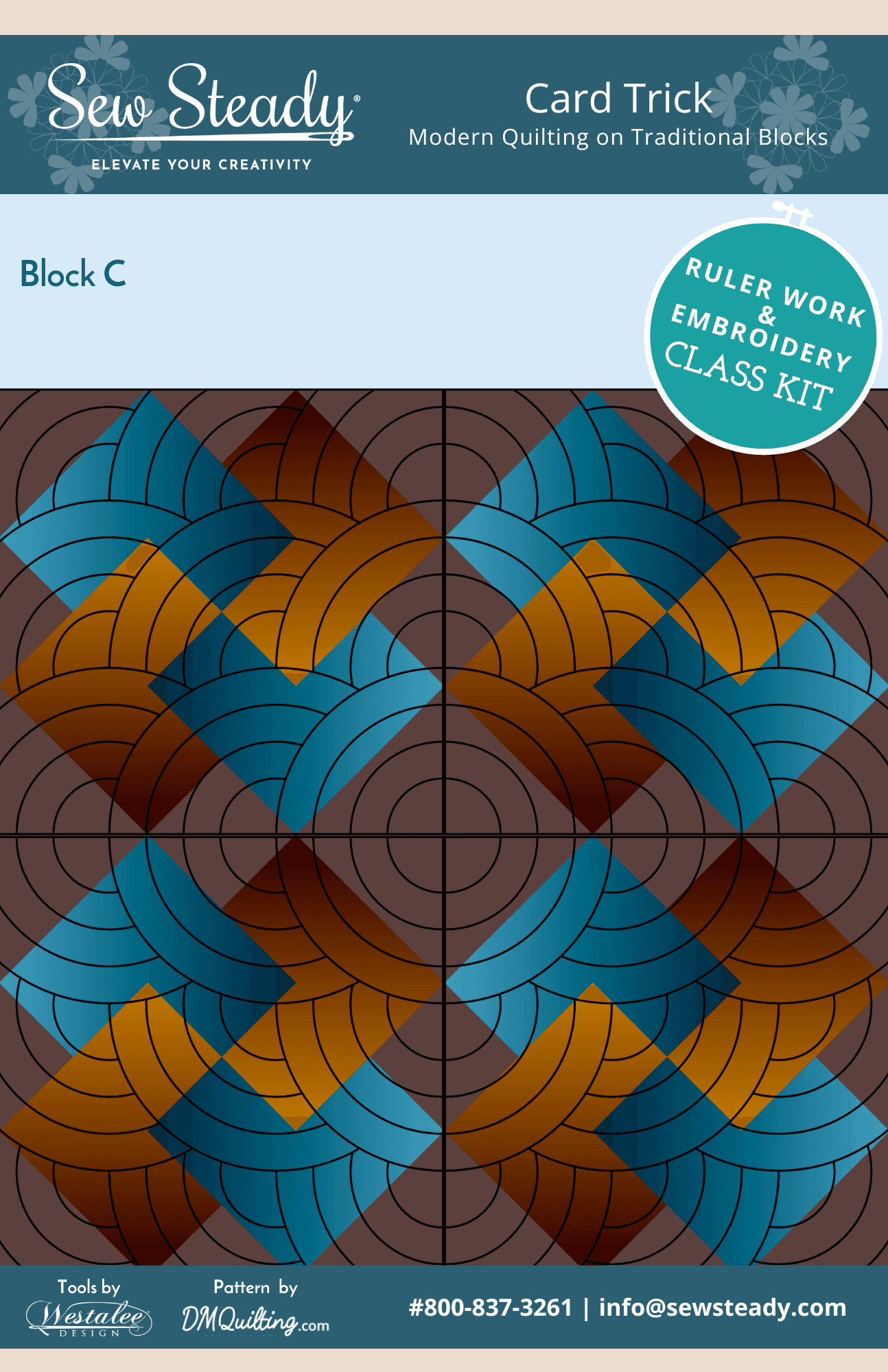Card Trick Block C Quilt Kit