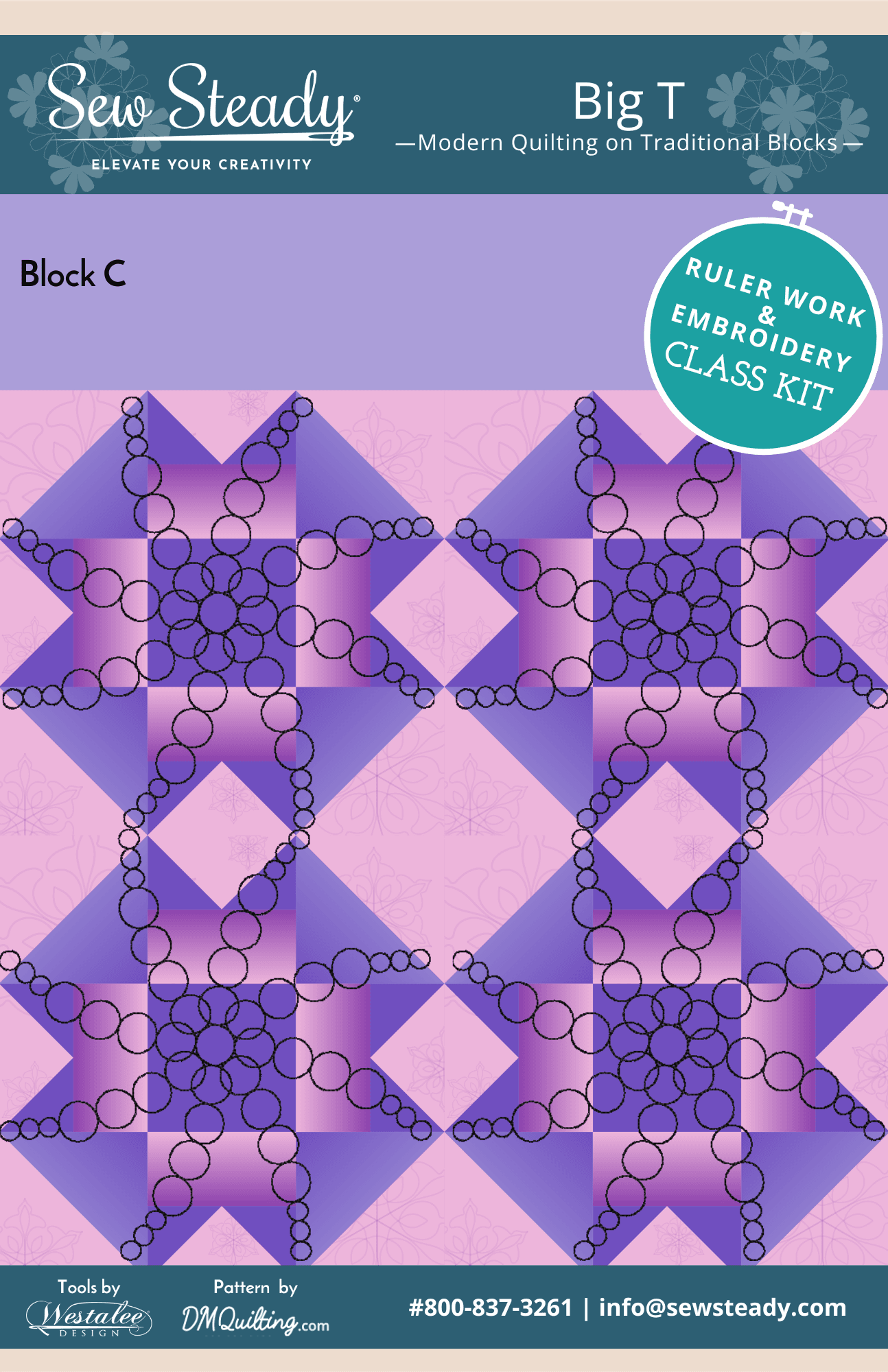 Big T Block C Quilt Kit