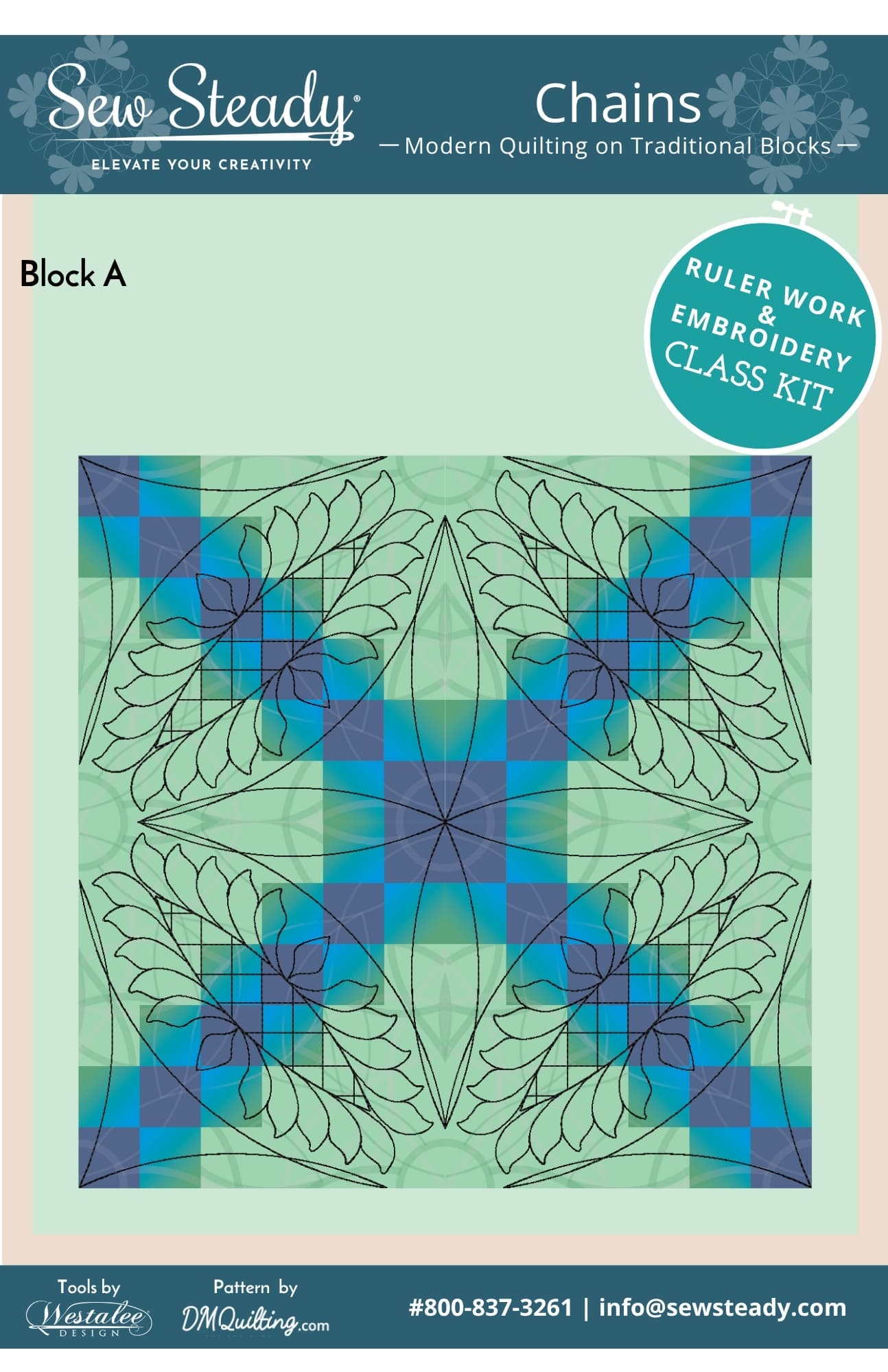 Chains Block A Quilt Kit