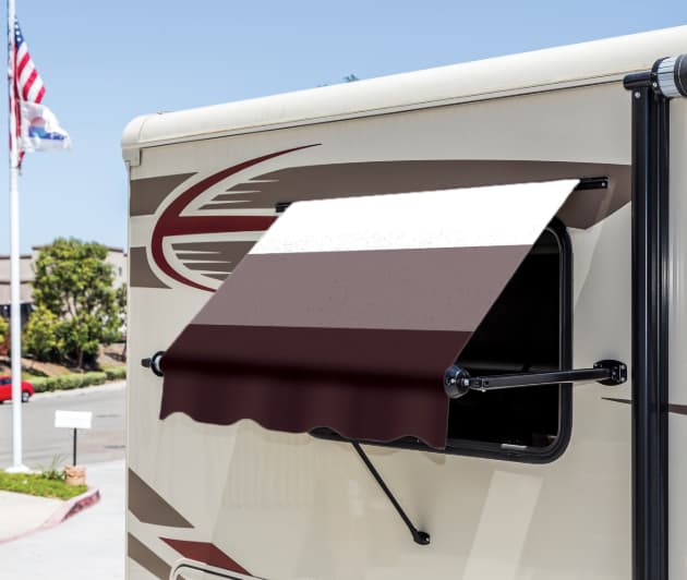 ShadePro Vinyl/Fullview Window Awning - thumbnail 7