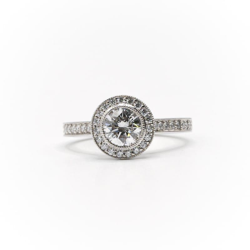 Round Brilliant Cut Diamond Engagement Ring