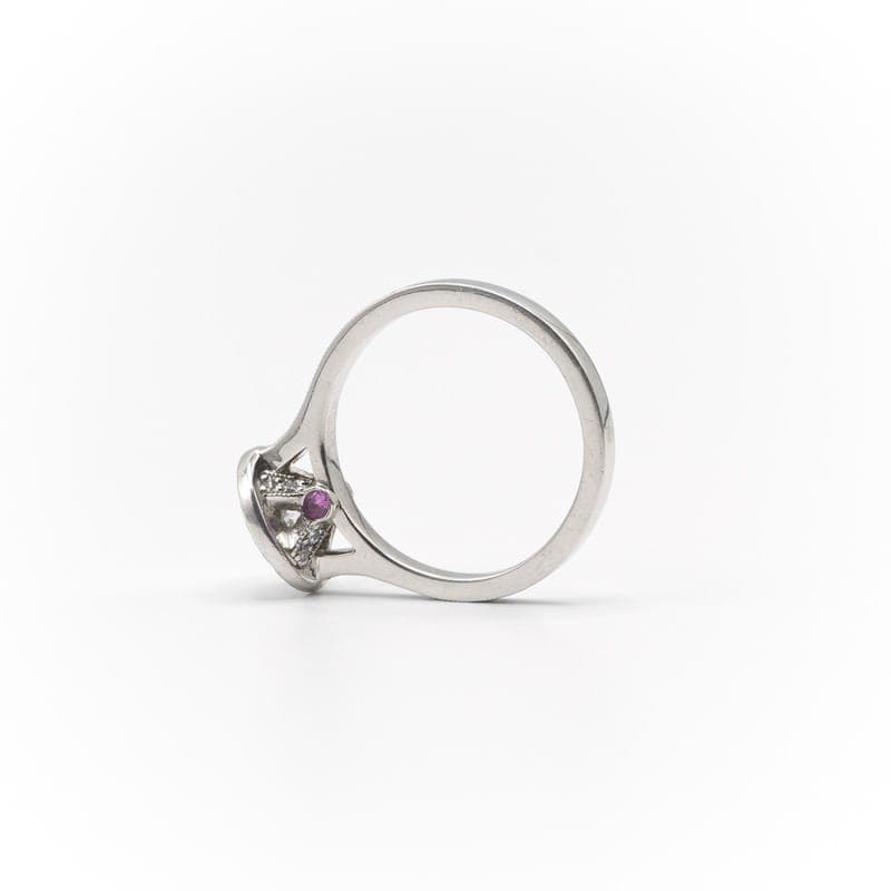 Round Brilliant Cut Diamond Engagement Ring - thumbnail 4