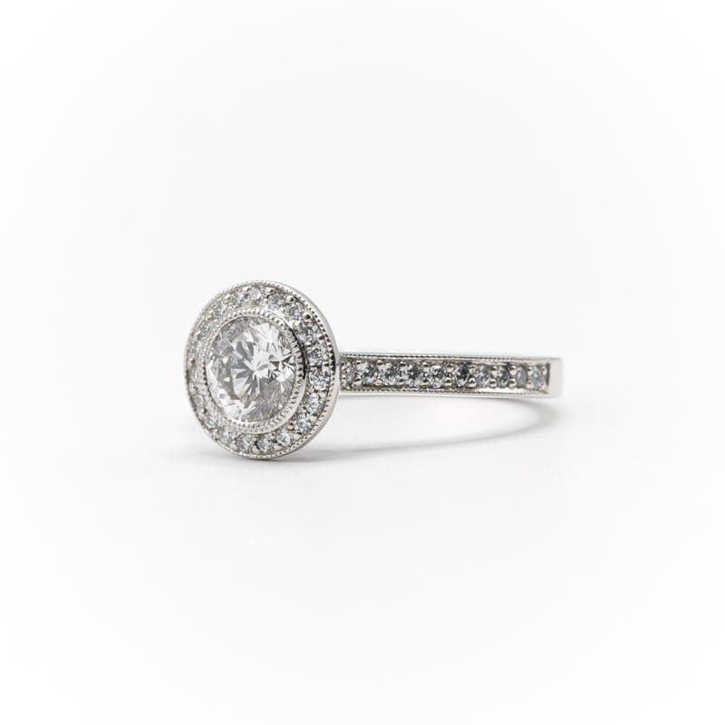 Round Brilliant Cut Diamond Engagement Ring - thumbnail 2