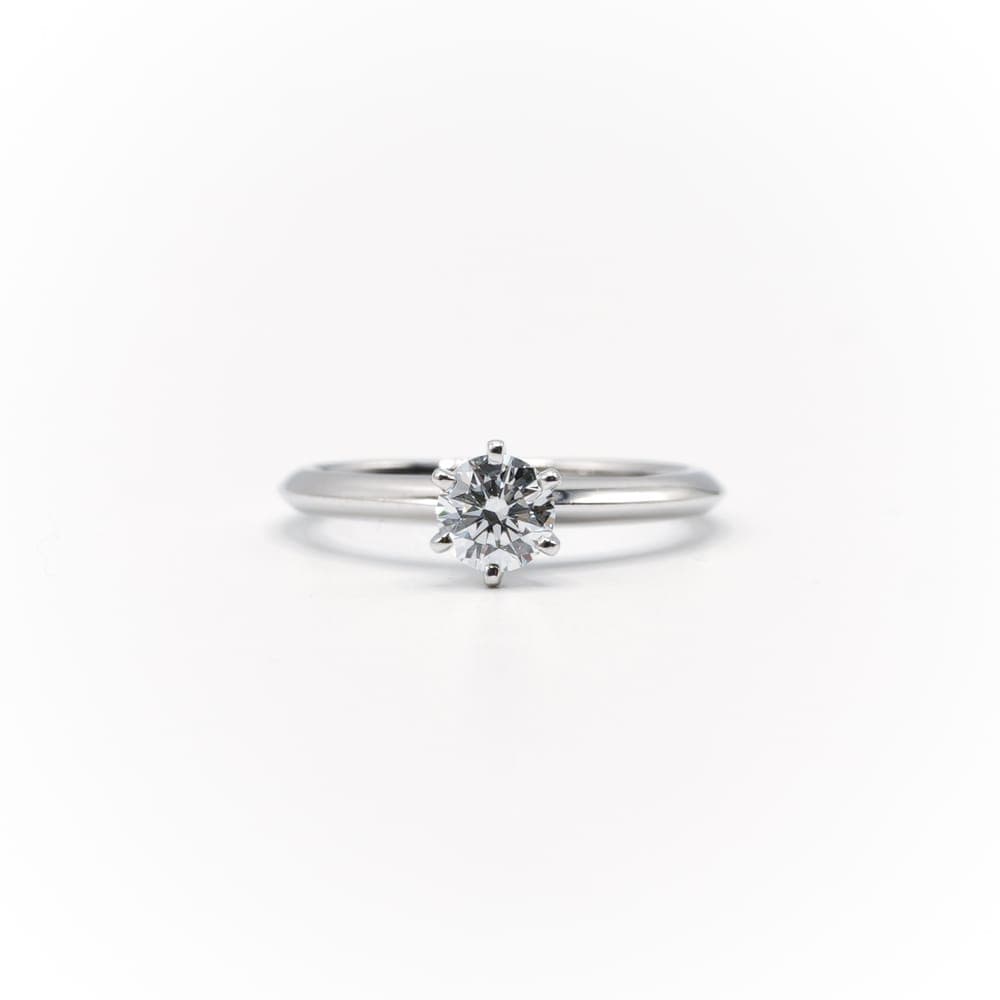 Tiffany & Co. Platinum Solitaire Engagement Ring