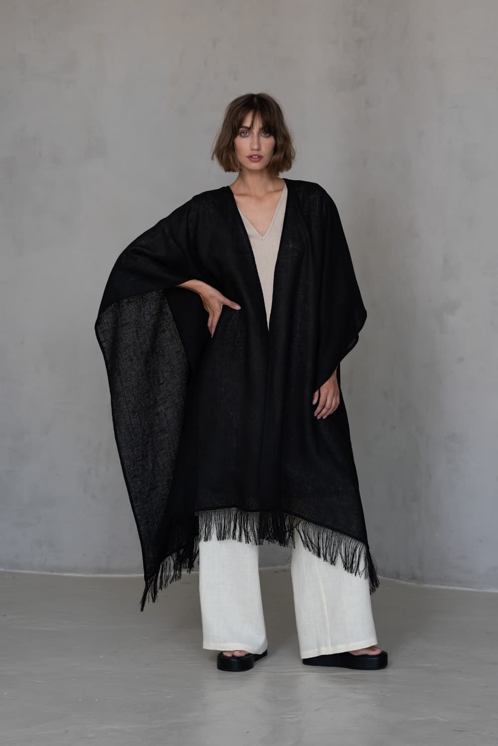 Open-Weave Linen Cover-Up BOHO - thumbnail 7