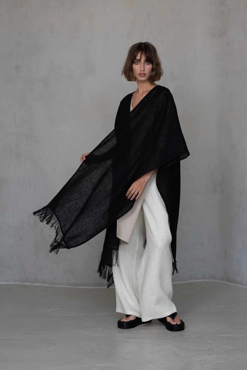 Open-Weave Linen Cover-Up BOHO - thumbnail 5