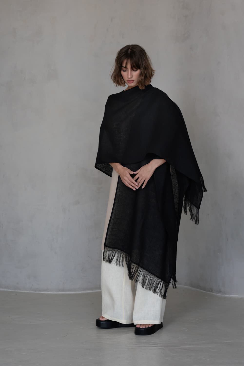 Open-Weave Linen Cover-Up BOHO - thumbnail 2