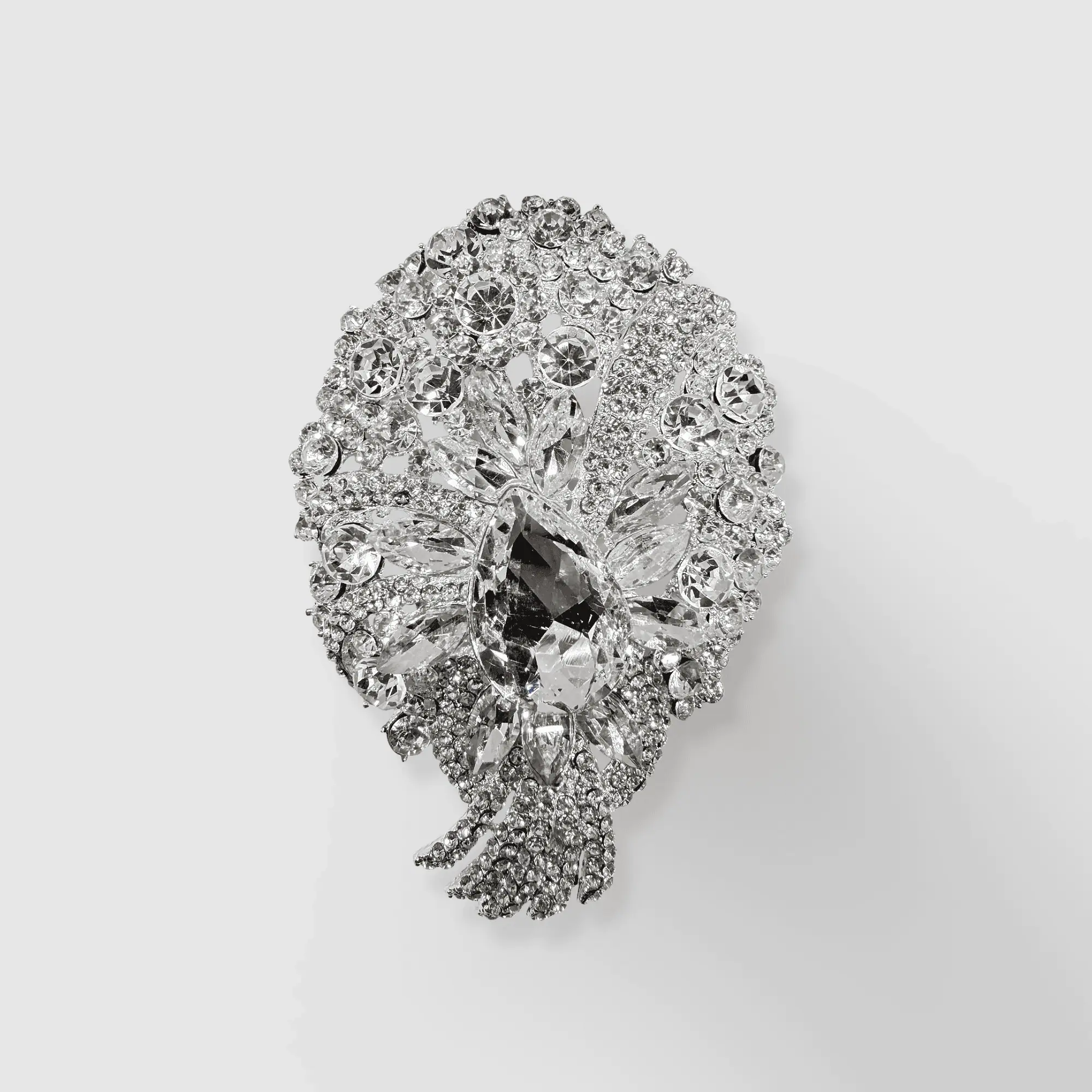 Statement Crystal Rhinestone Brooch - thumbnail 5