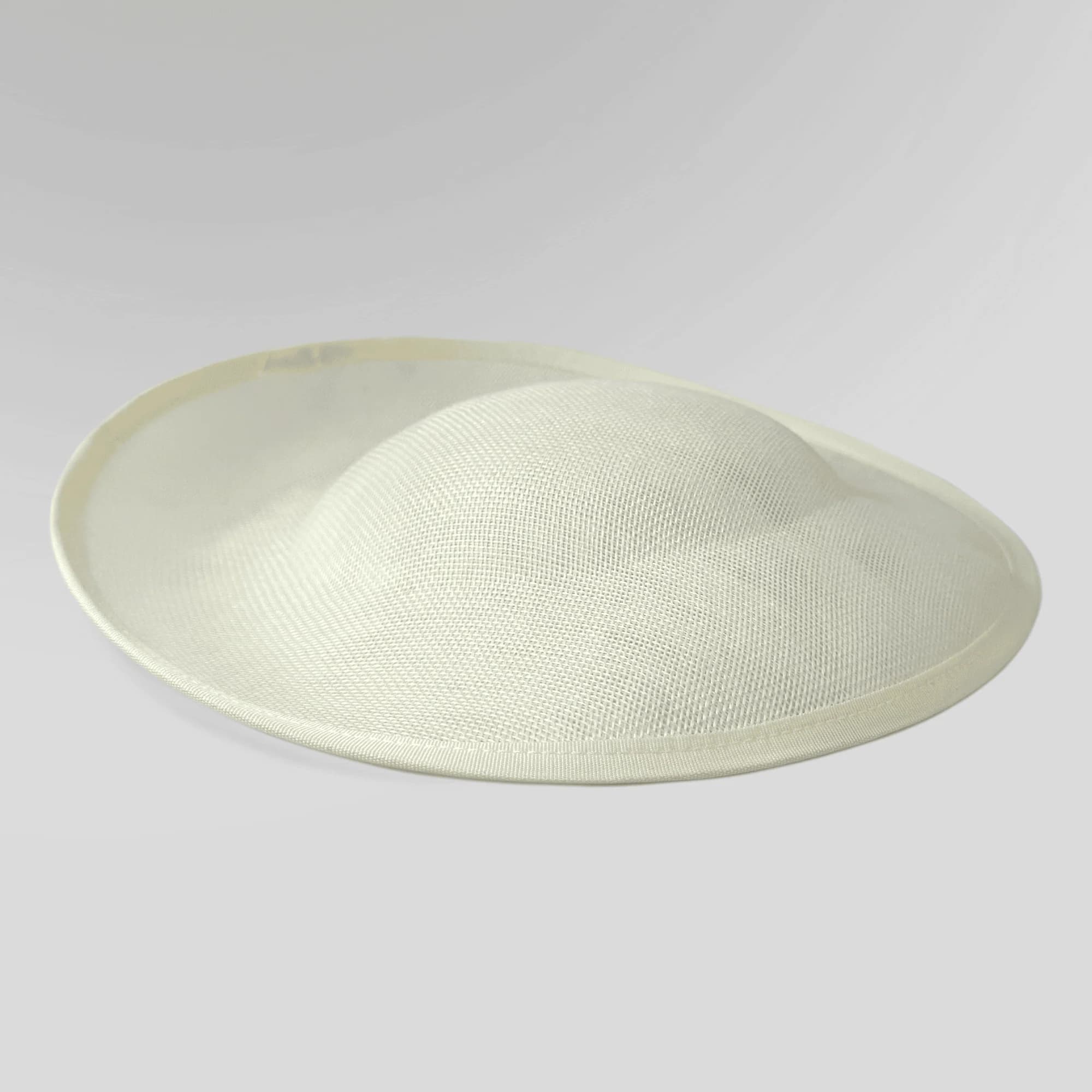 Large Buckram Saucer Fascinator Base – 11” - thumbnail 6