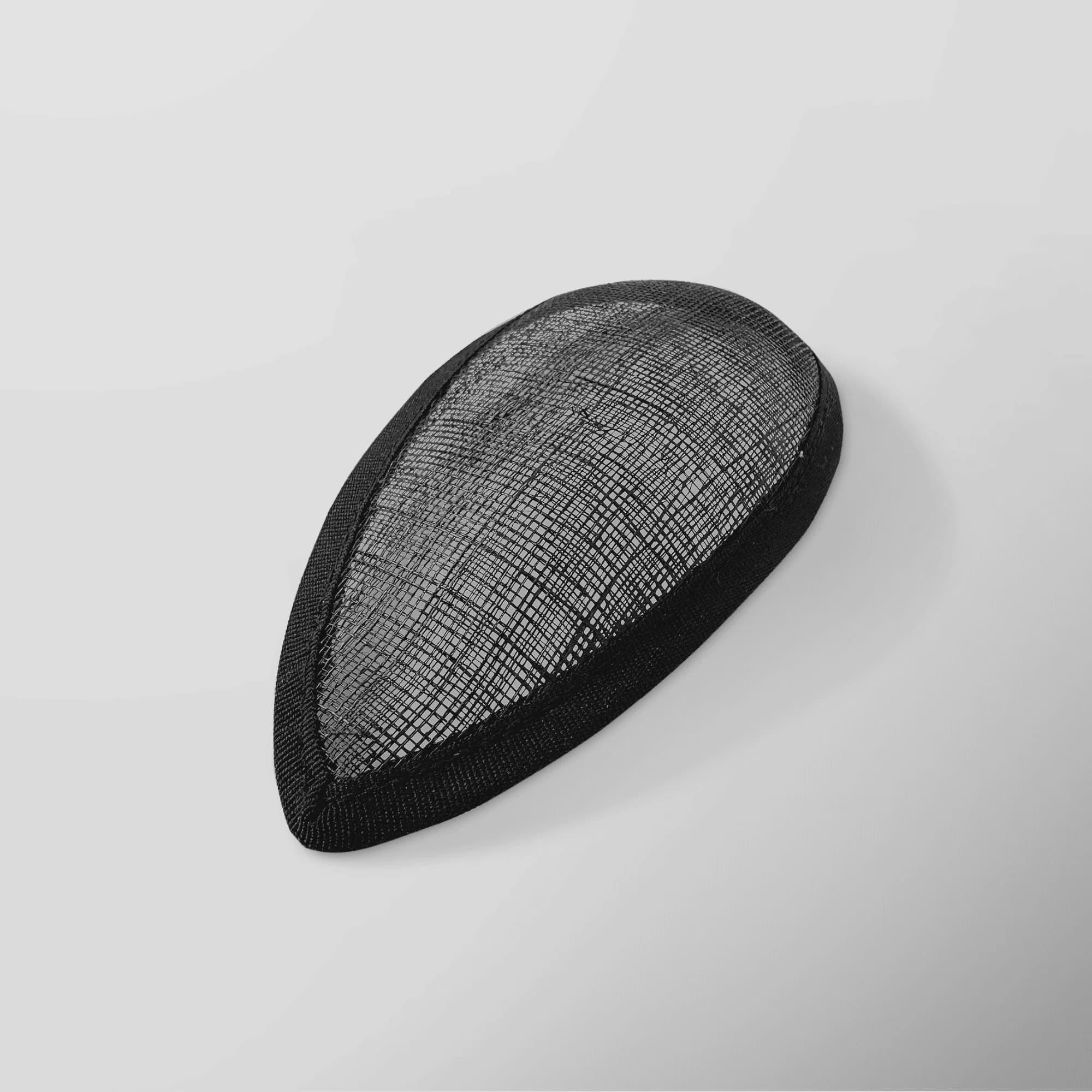 Small Sinamay Teardrop Fascinator Base
