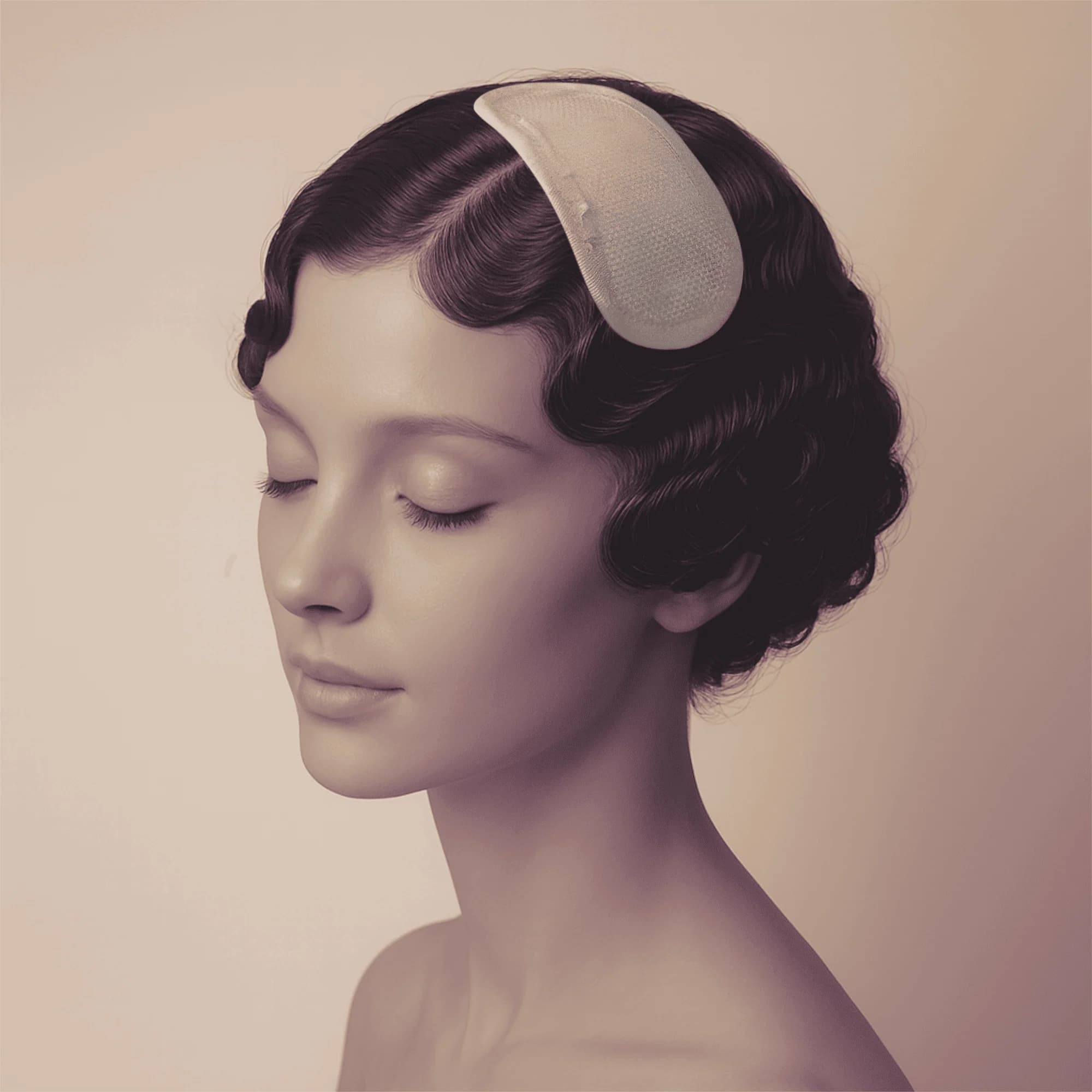 Ivory Buckram Headband Base – 3 Sizes