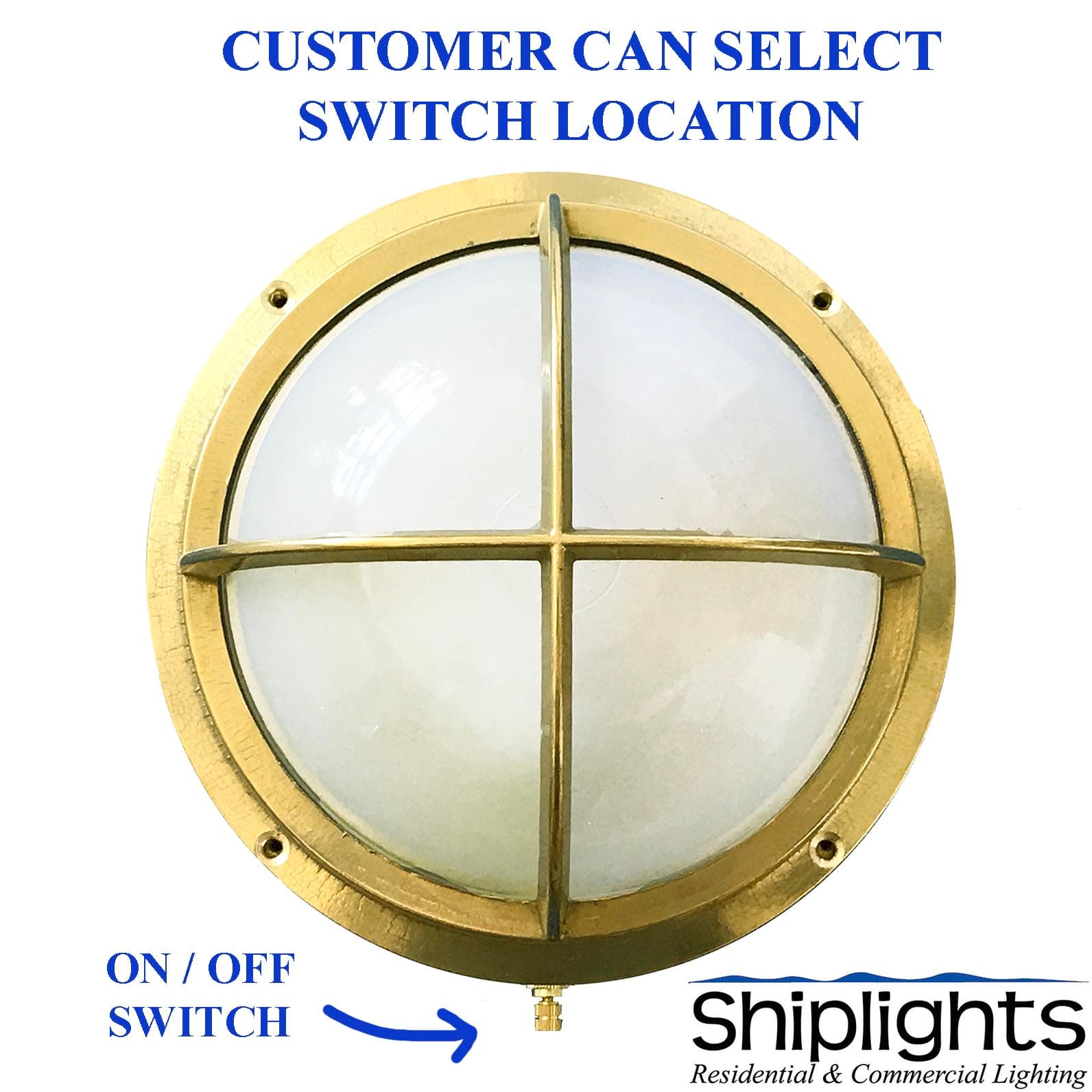 Round Nautical Seabeck Dome Bulkhead Sconce - thumbnail 7