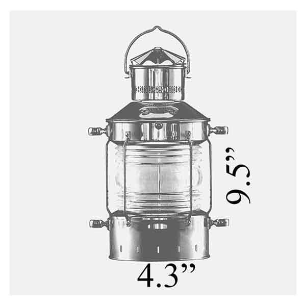 Small Anchor Hanging Light - thumbnail 2
