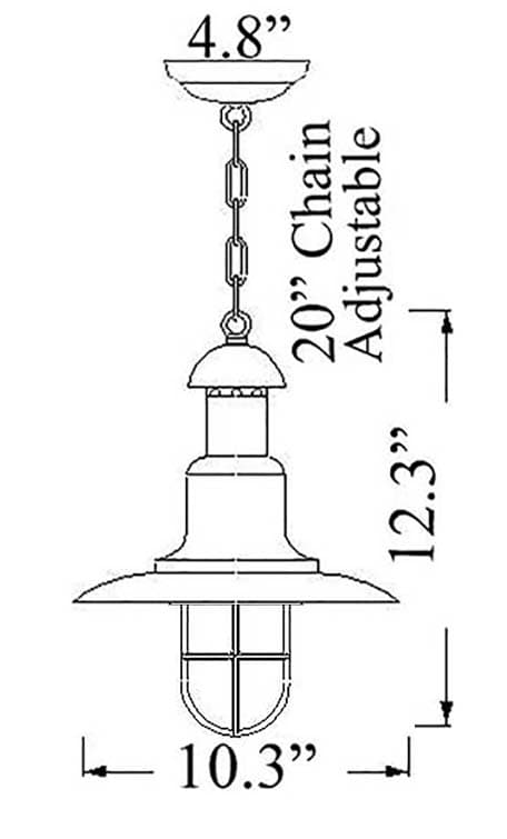 Classic Nautical Pendant - thumbnail 3