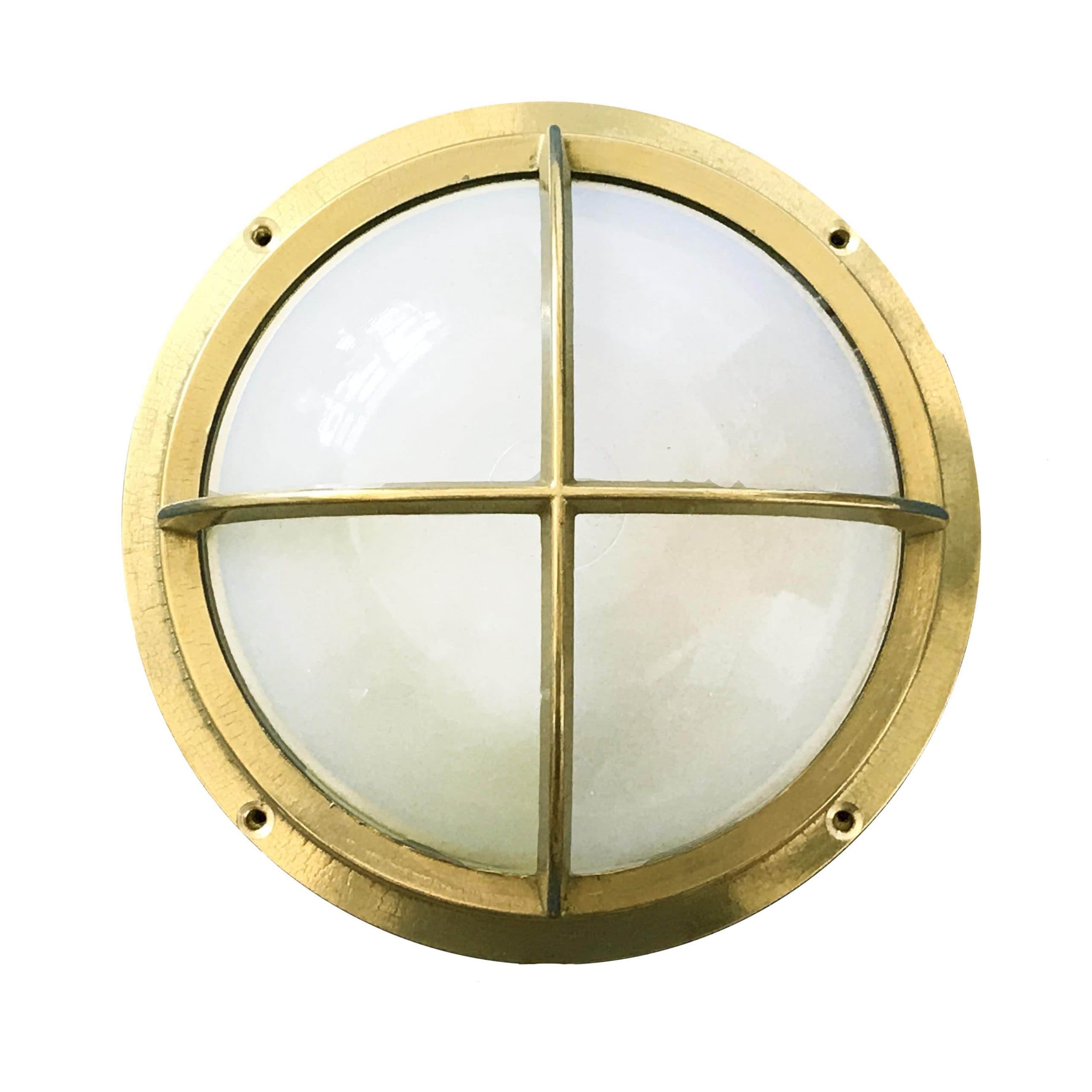 Round Nautical Seabeck Dome Bulkhead Sconce