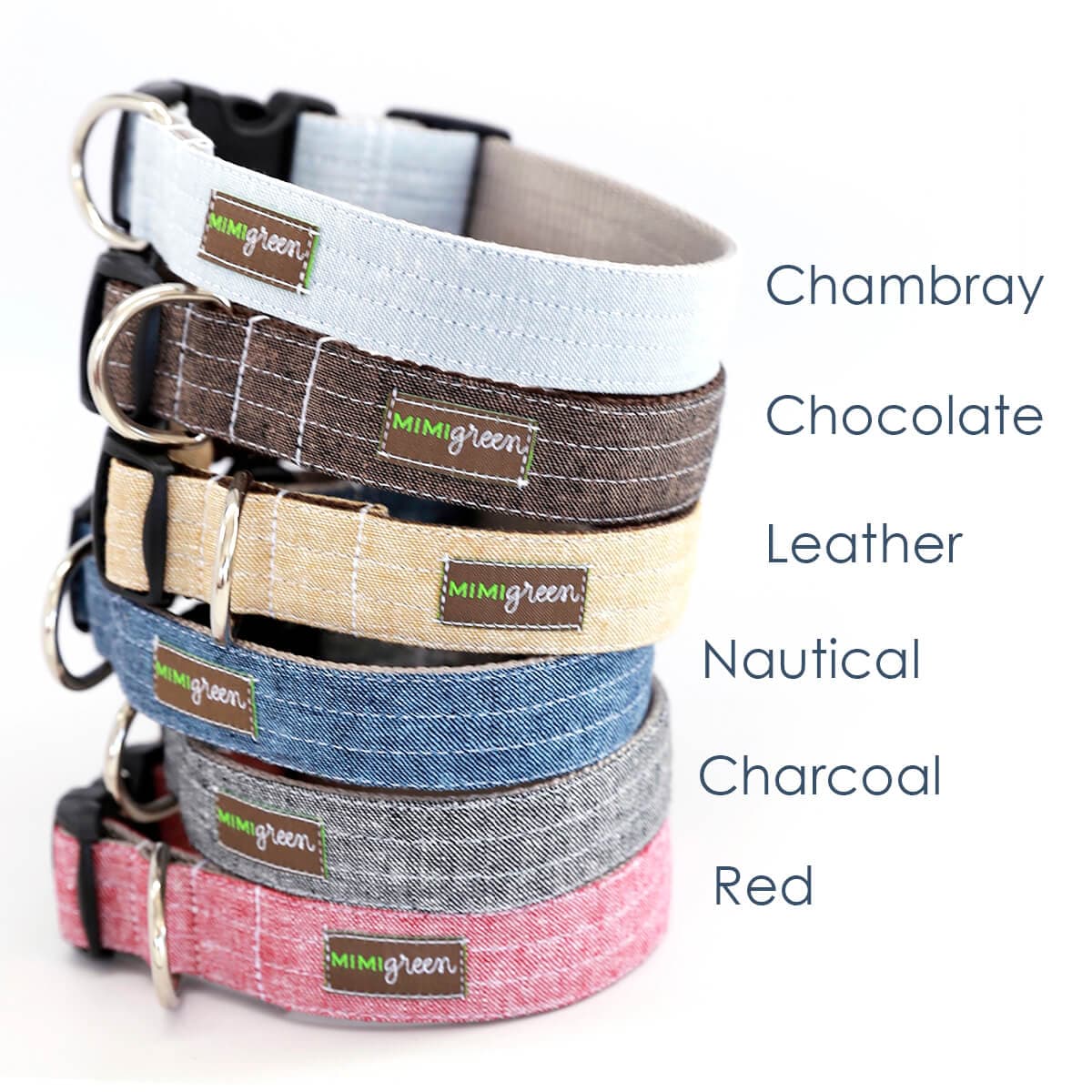 Linen Martingale Dog Collar - thumbnail 7