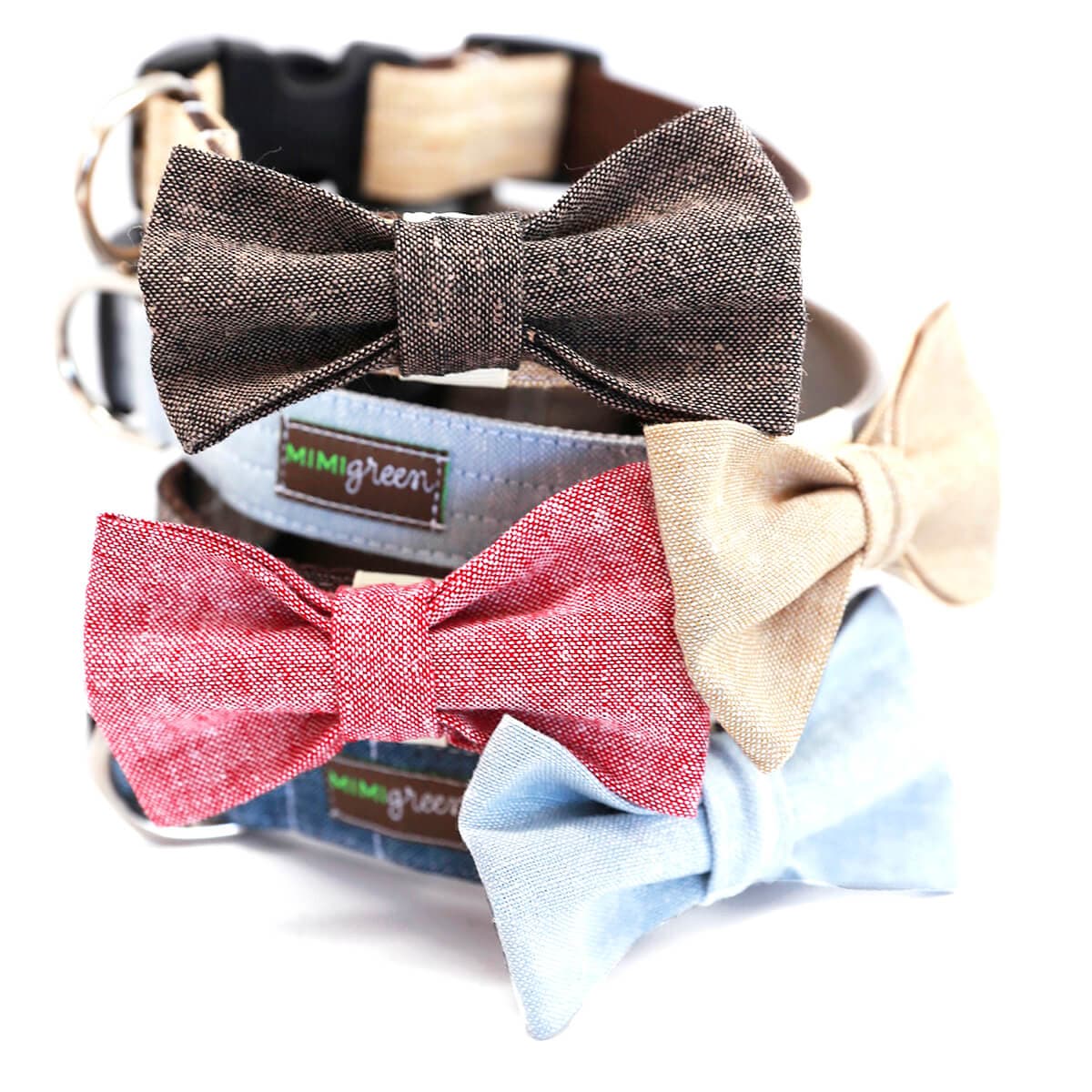 Linen Martingale Dog Collar - thumbnail 3