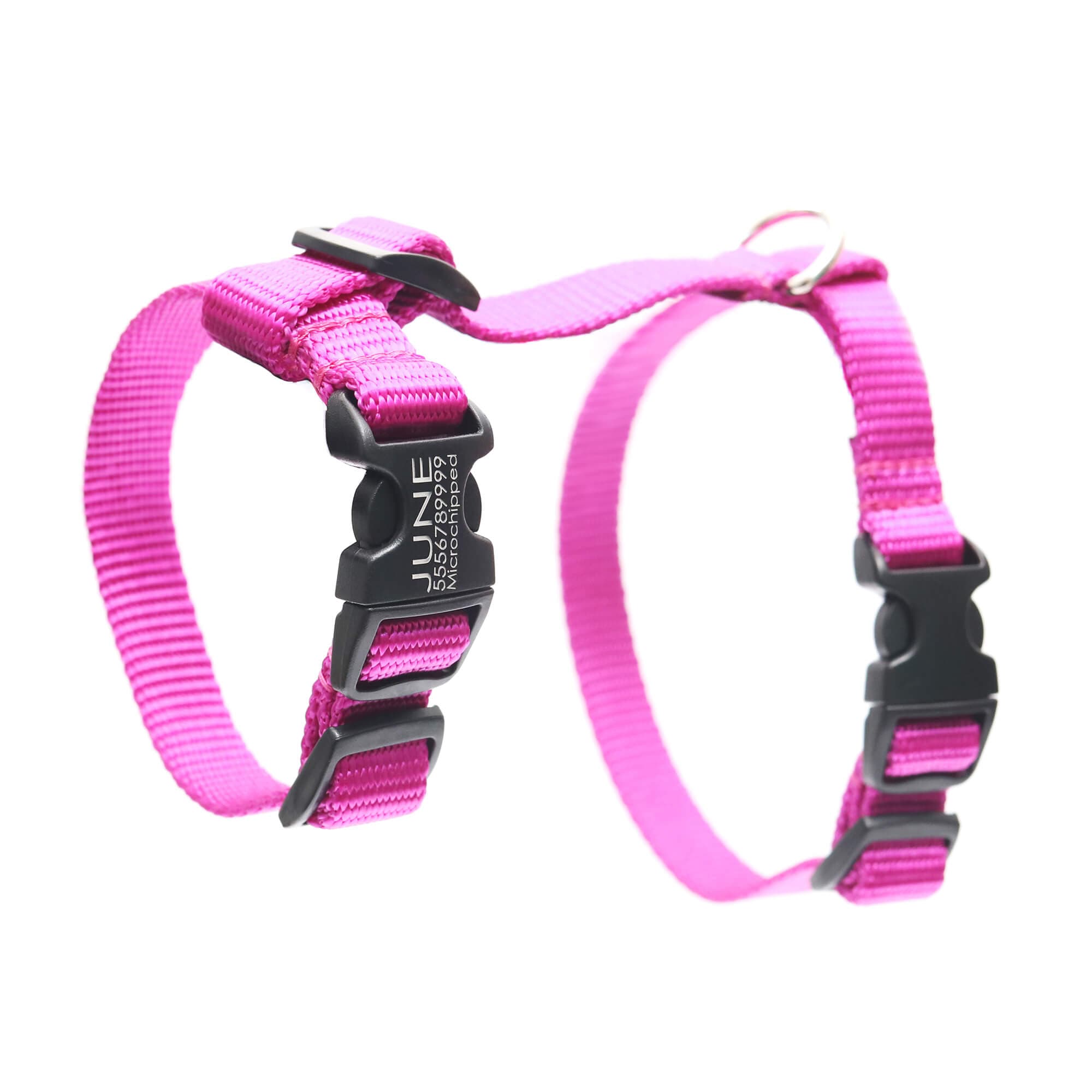 Nylon Cat Harness – Optional Personalized Buckle - thumbnail 10