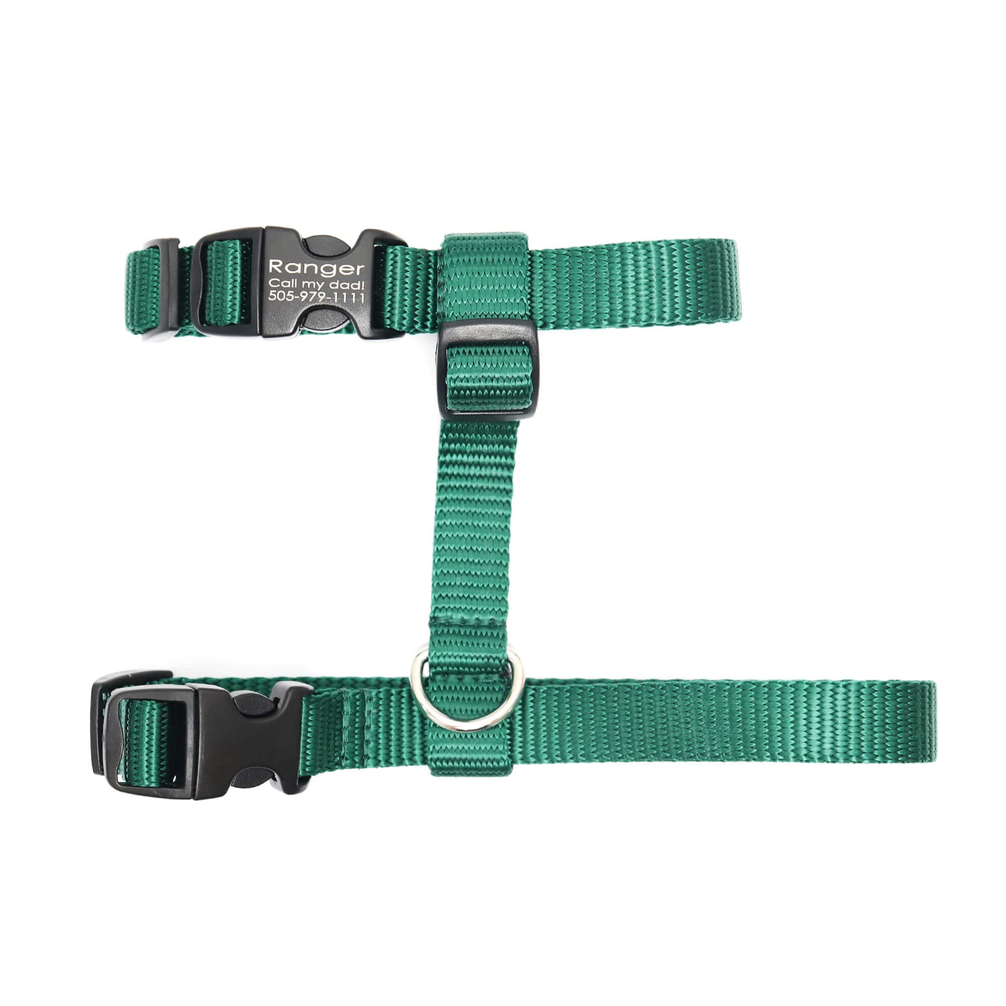 Nylon Cat Harness – Optional Personalized Buckle - thumbnail 8