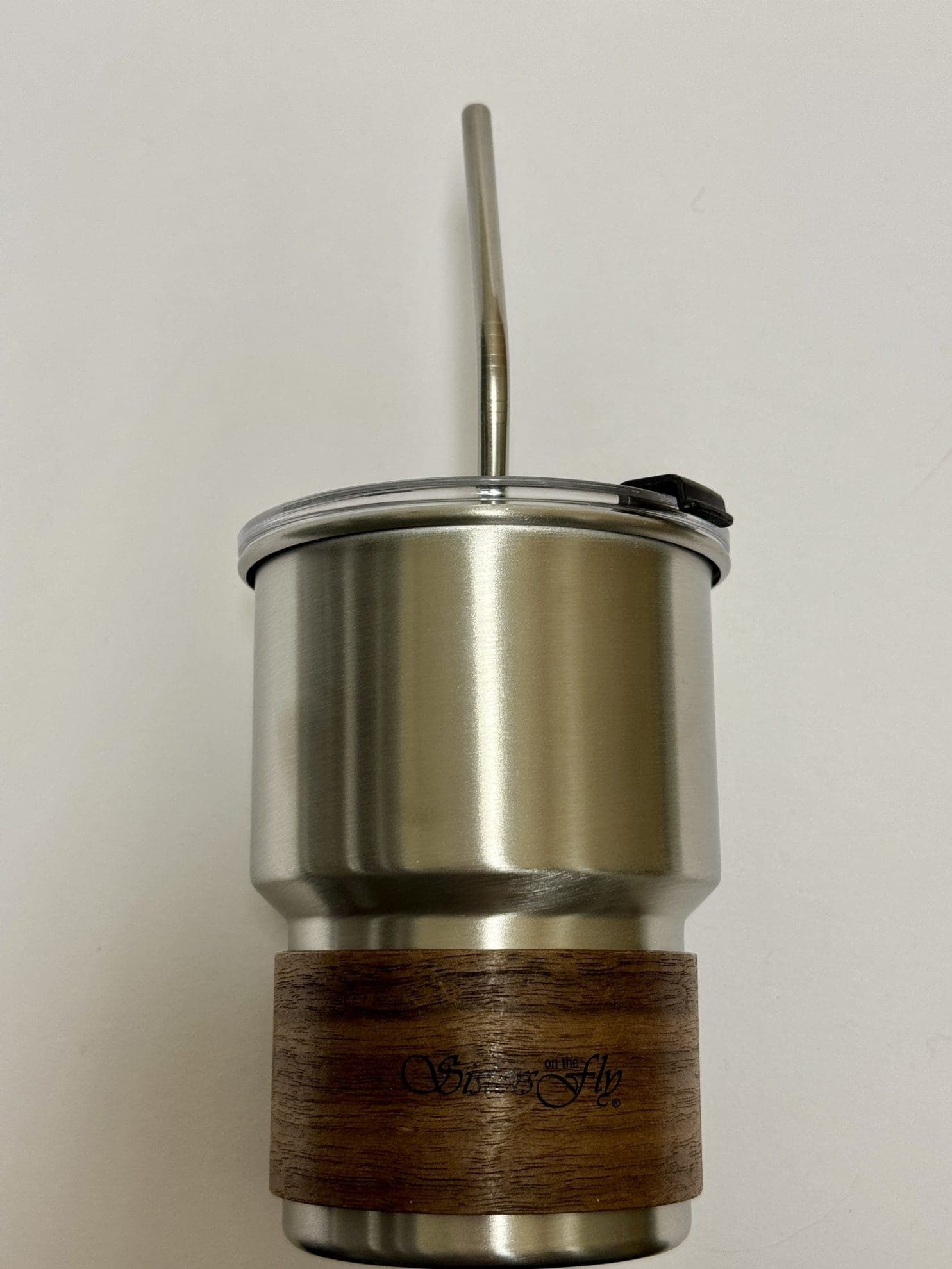 Stainless Steel Tumbler with Wood Sleeve