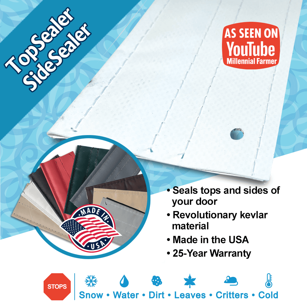 Premium SideSealer™ and TopSealer™ Garage Door Seal
