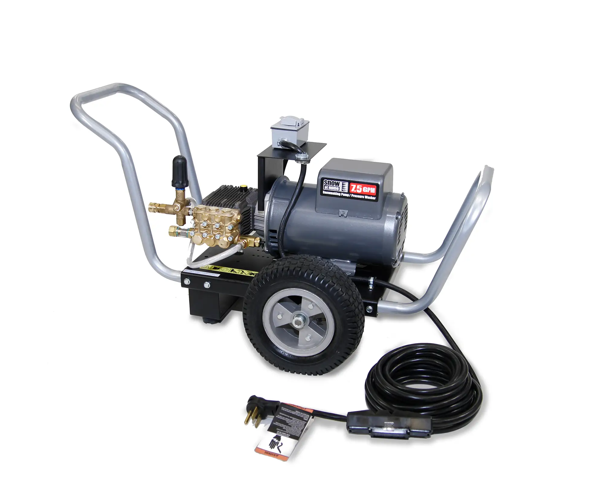 7.5 GPM 220 Electric Snowmaking pump/pressure washer