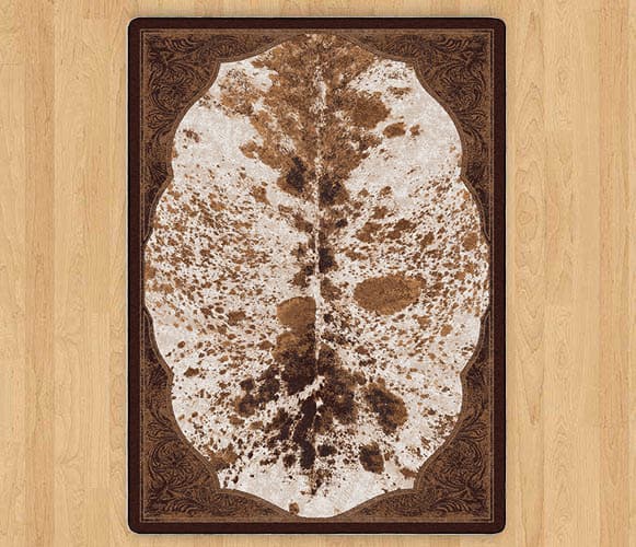 Tooled Border – Cowhide