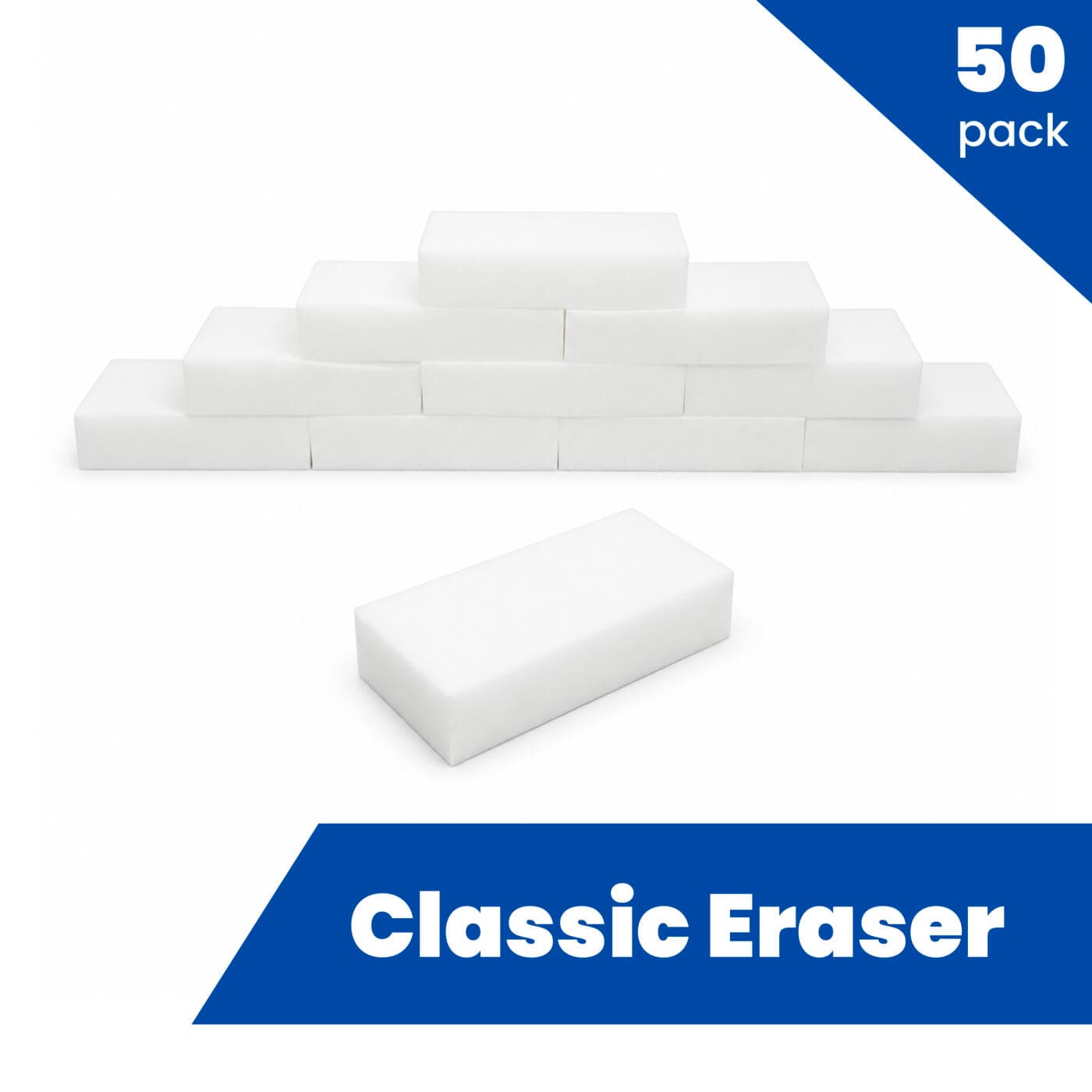 Lg Bulk Instant Erase Melamine Eraser Sponges (50pk)