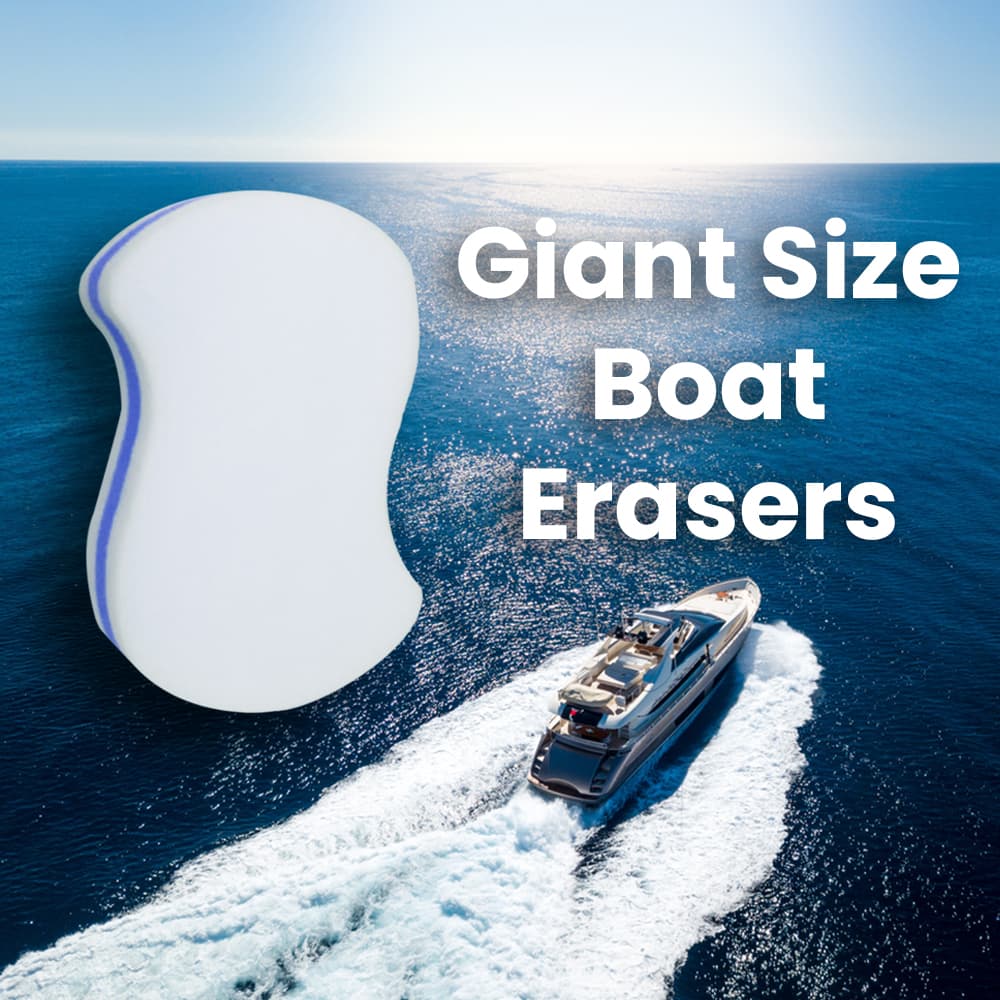 Super S Boat Eraser Melamine Foam Eraser Sponges (12pk) - thumbnail 4