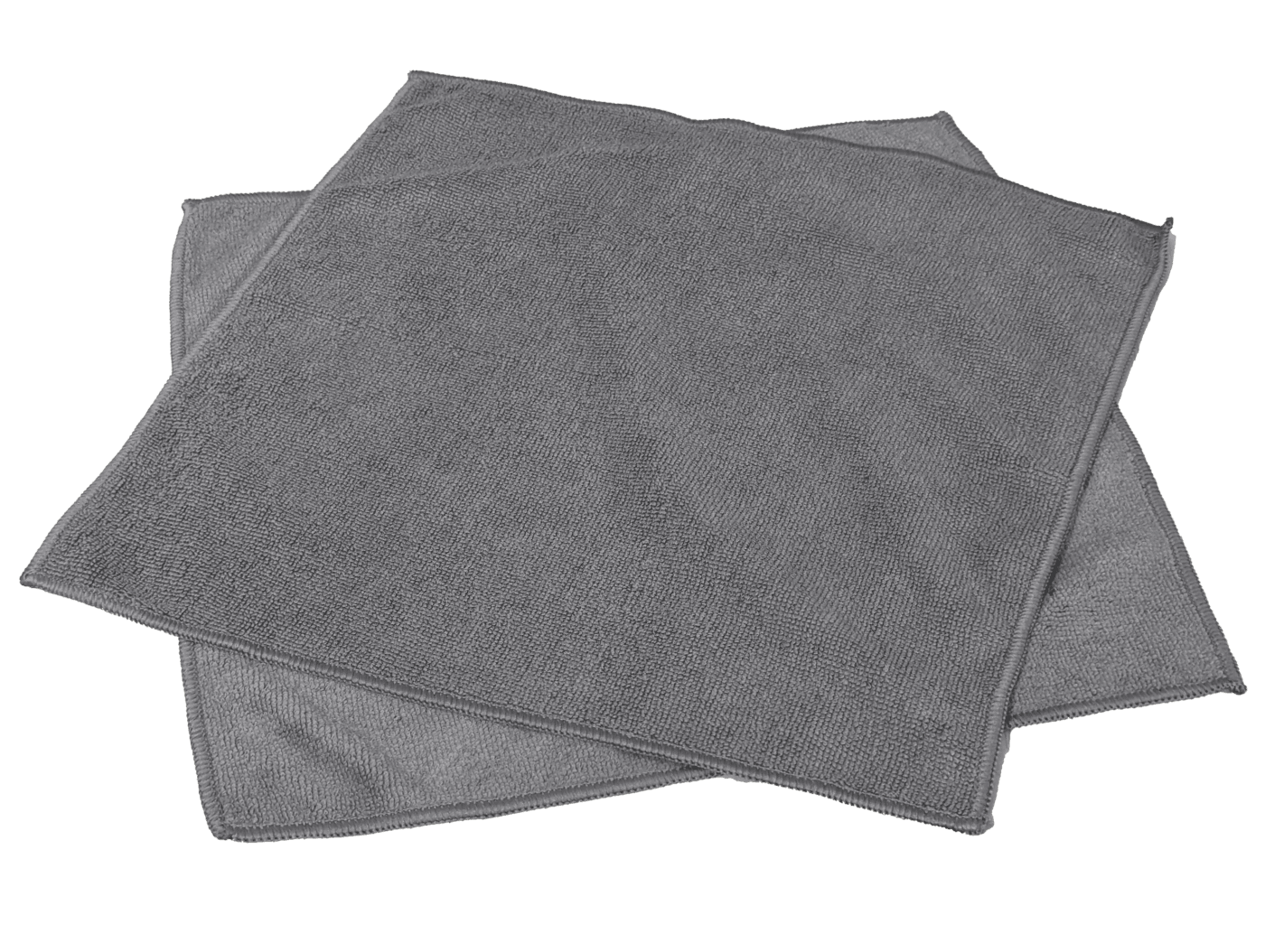 Gray Microfiber Cleaning Towels – 14″ X 14″ (Multiple Pack Sizes)