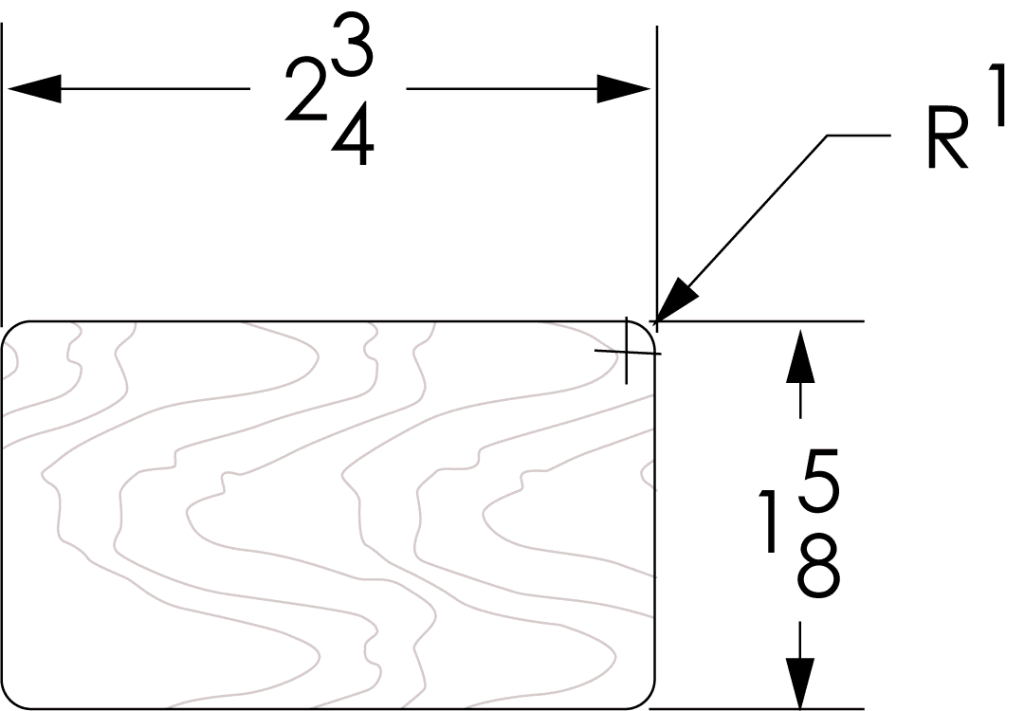 Express Exterior Thermally Modified 6002 Handrail - thumbnail 2