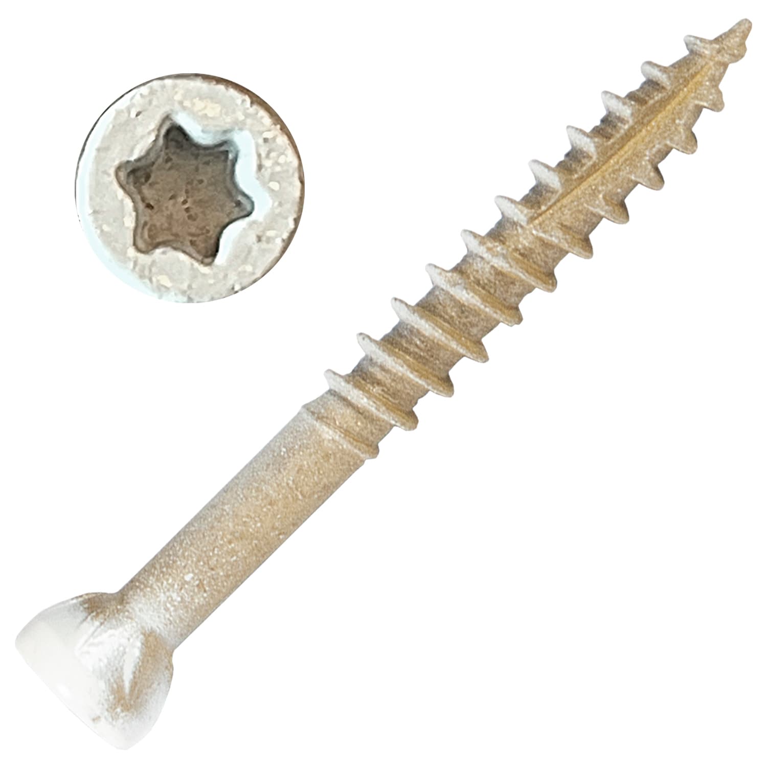 Trim Head Screws White Head,  EPIC Exterior