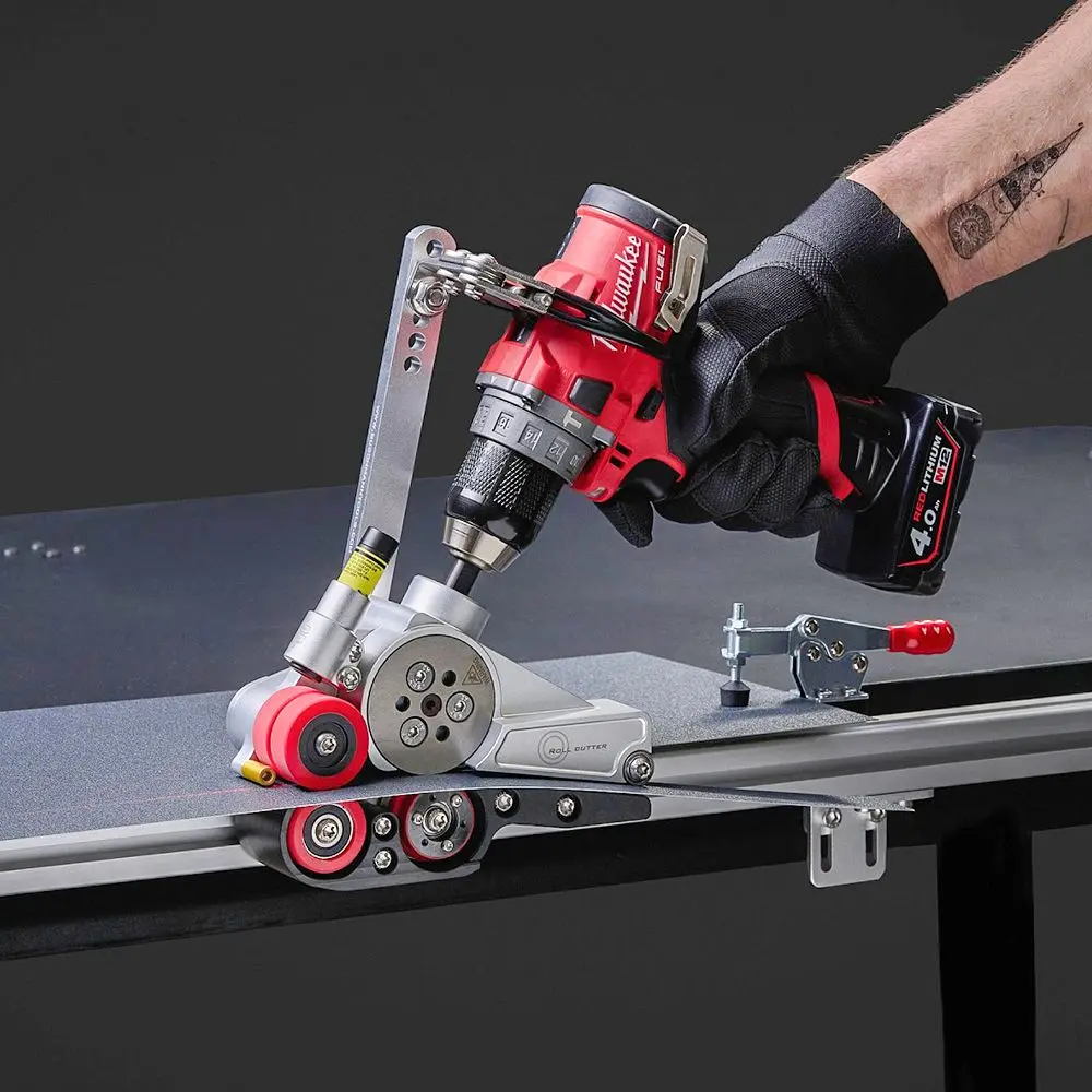 Buschmann Cordless Drill-Powered Sheet Metal Cutter