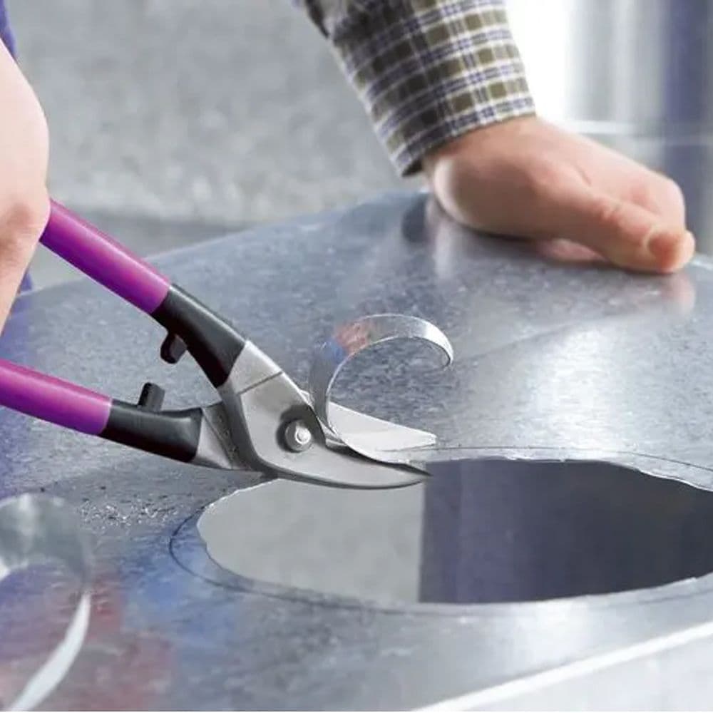 Stubai Circular Cut Tin Snips for Standing Seam Roofing - thumbnail 7