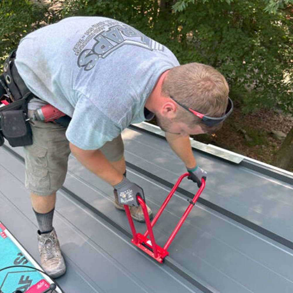 Malco FSHS2 2-in-1 Standing Seam Hand Seamer | 2″ Panels - thumbnail 2