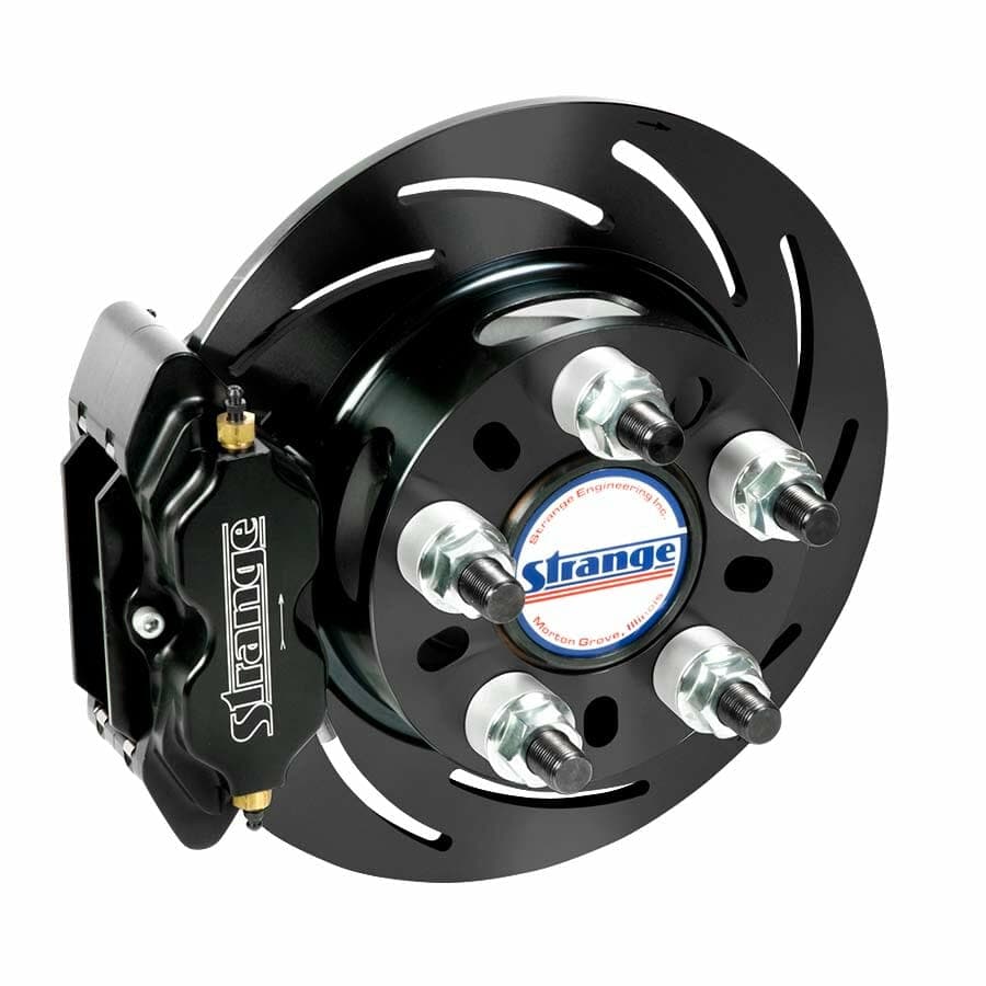 Strange Pro Series Rear Brake Kit | 94-04 Mustang 8.8 With OEM Ends | Strange or Stock Axles Using Strange Eliminator Kit | 1 Pc Rotors, 4 Piston Calipers &amp; DTC-30 Brake Pads