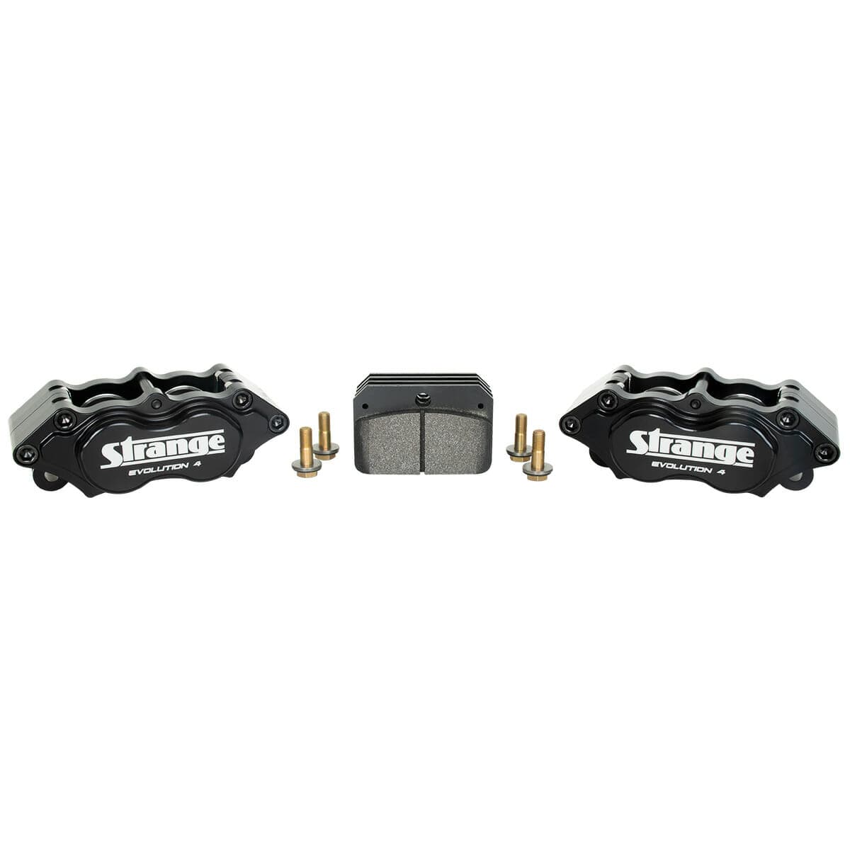 Strange Evolution DDM Front Brake Kit | 1983-1994 Ford Ranger 2WD – 4 1/2″ BC | Evolution S Rotors, Billet Evolution 4 Calipers | With Semi Metallic Pads - thumbnail 4