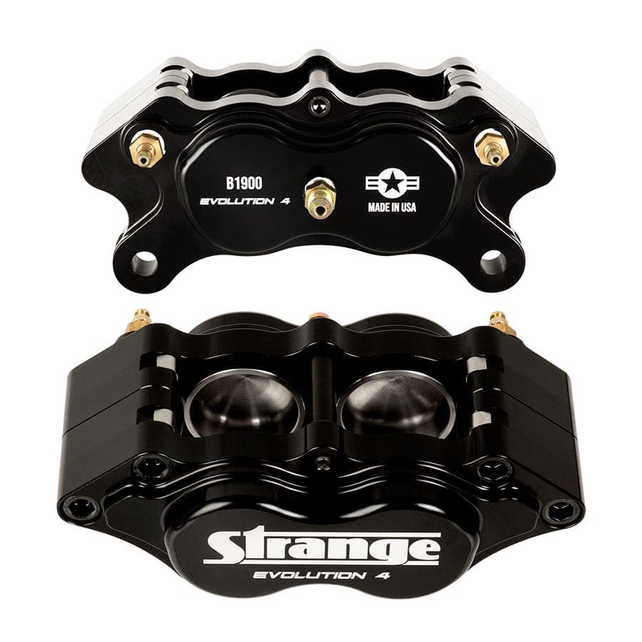 Strange Evolution DDM Front Brake Kit | 1983-1994 Ford Ranger 2WD – 4 1/2″ BC | Evolution S Rotors, Billet Evolution 4 Calipers | With Semi Metallic Pads - thumbnail 3