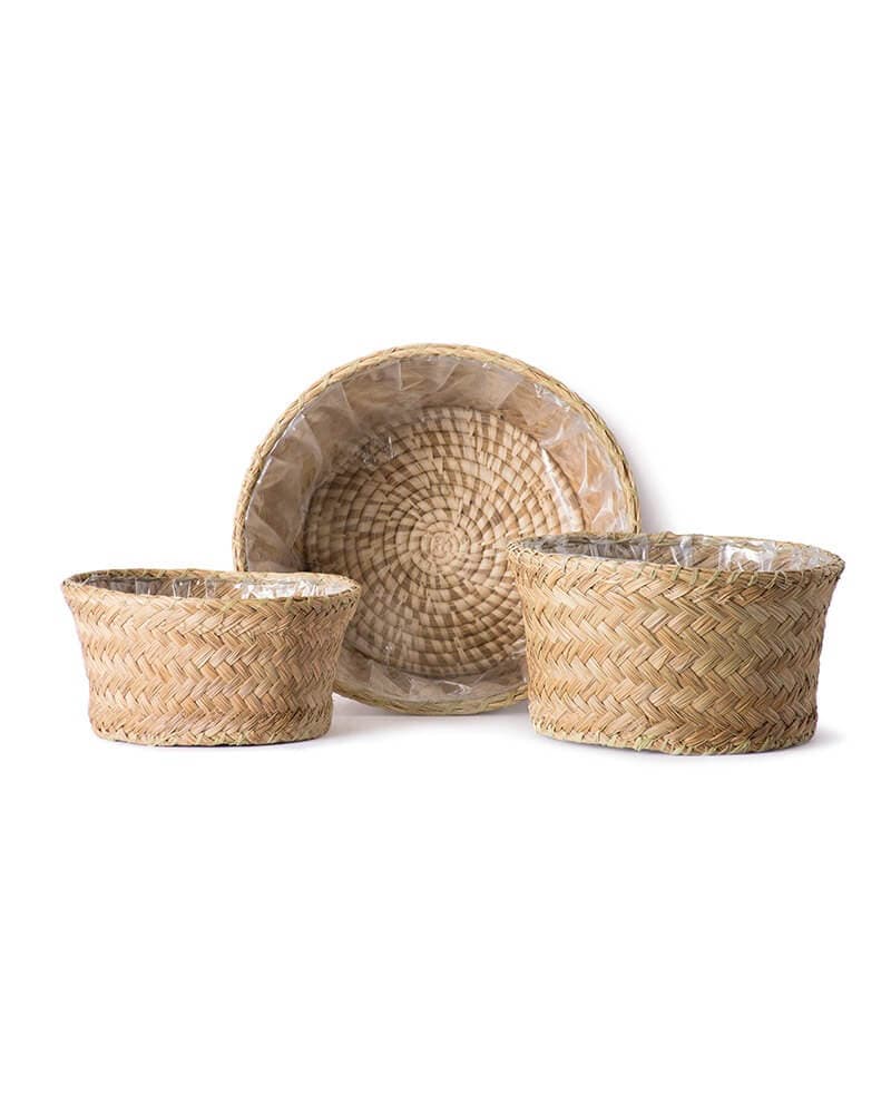 Roseville PalmWeave Basket