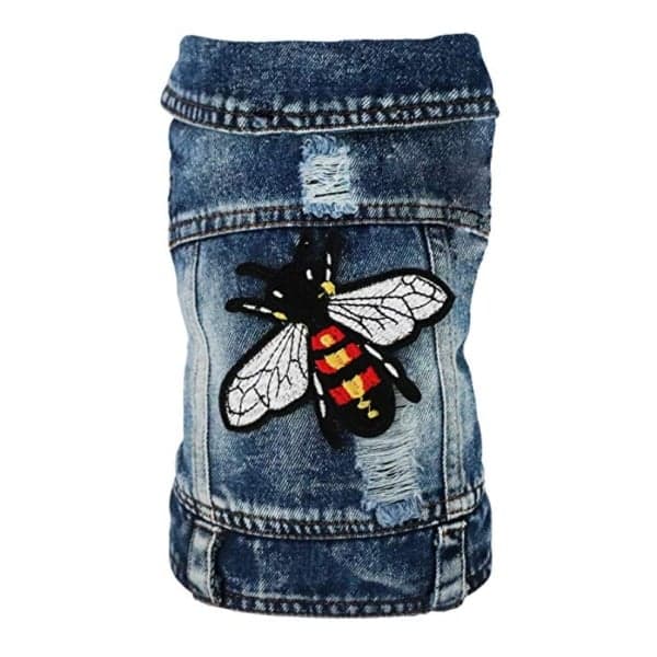 Bee-Bee Denim Vest For Dogs
