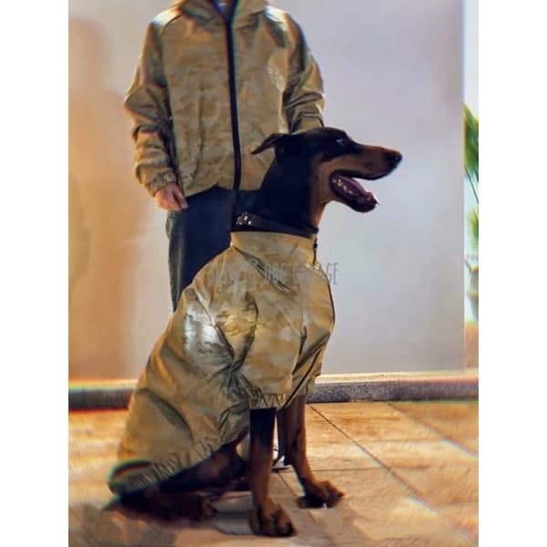 SDG Camo Matching Dog And Owner Reflective Windbreaker Jackets - thumbnail 4