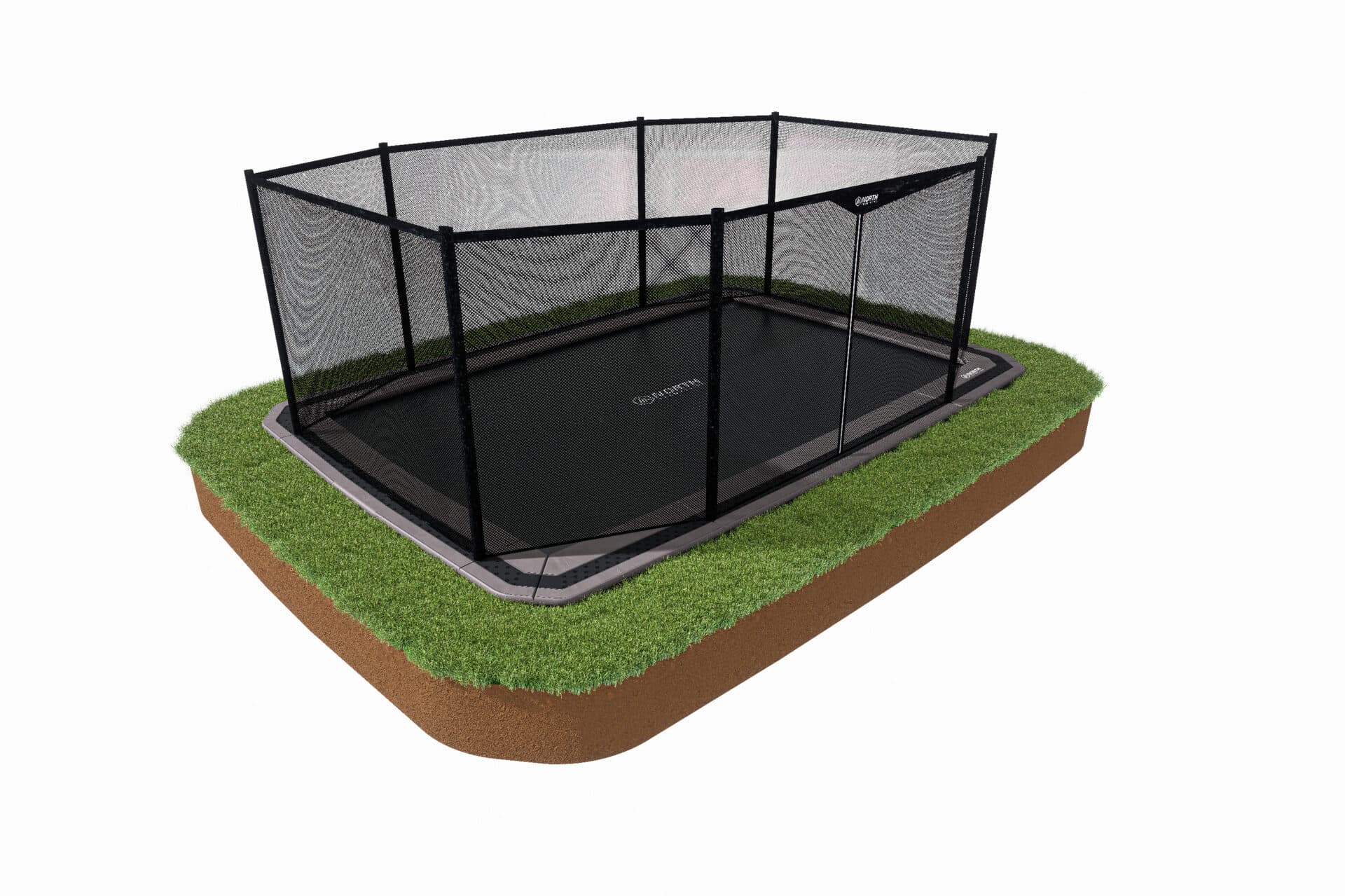 17′ x 12′ North Trampoline Enclosure Net