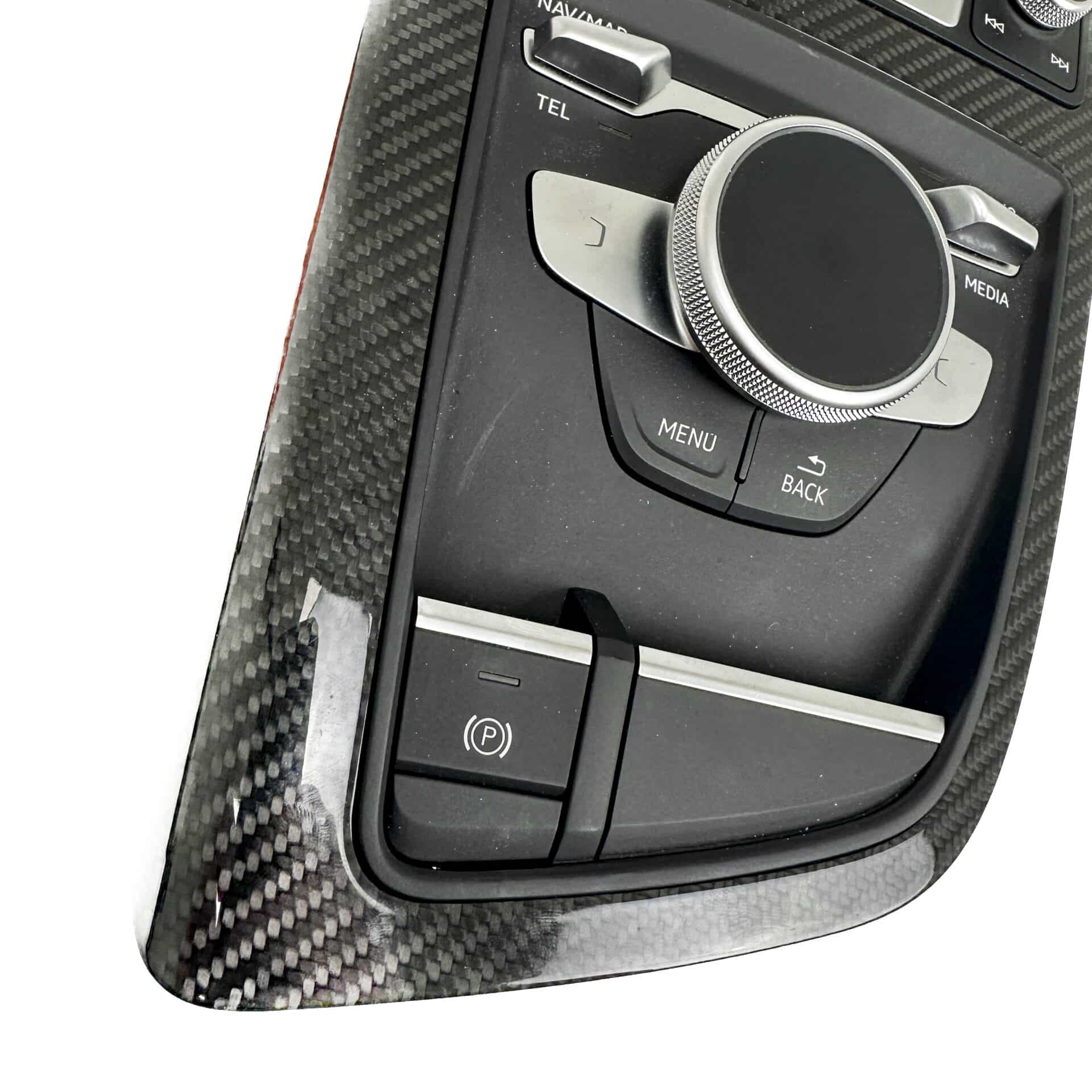 2020 Audi R8 Carbon Center Console Shifter Bezel - thumbnail 3