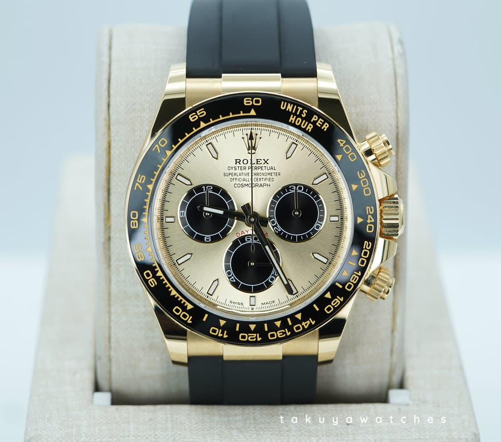 Rolex 126518LN DAYTONA YELLOW GOLD PIKACHU OYSTERFLEX NEW MODEL 2024 FULL SET