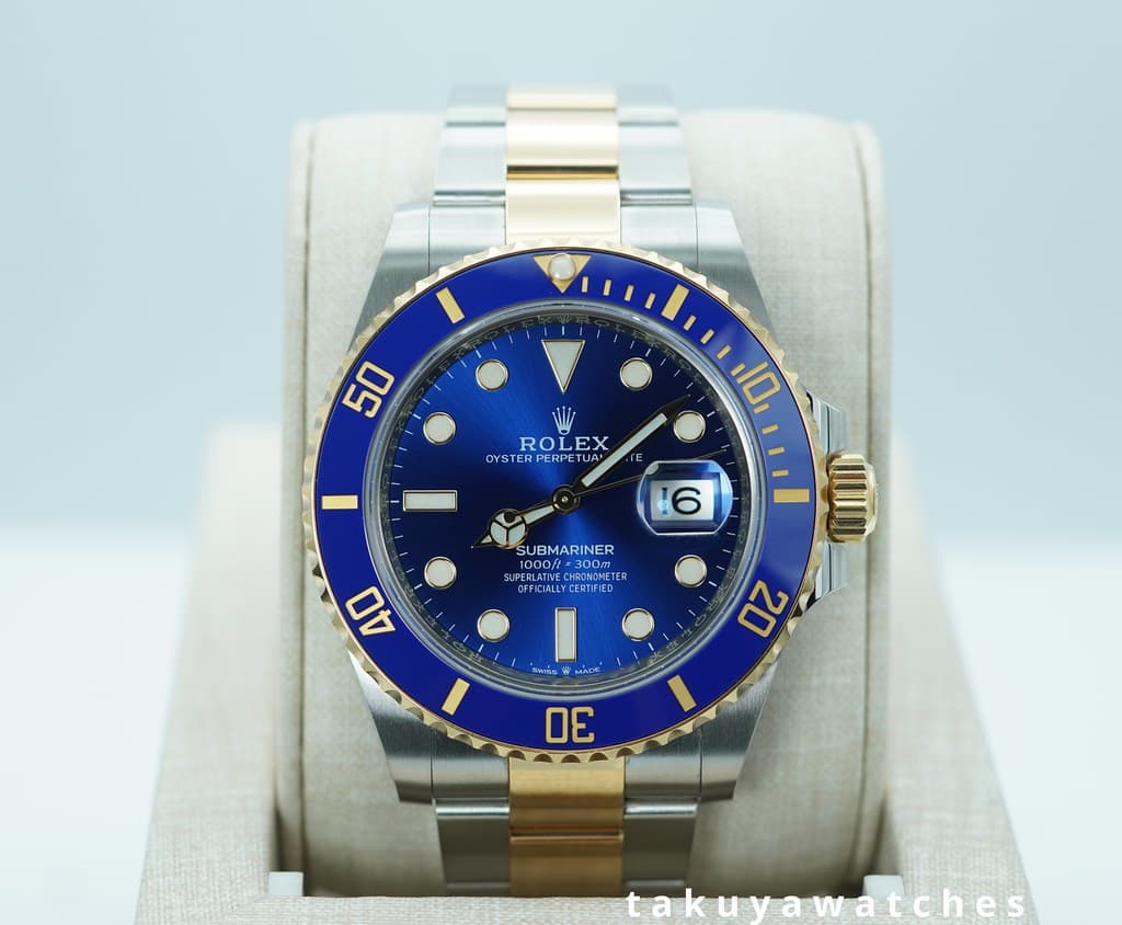 Rolex 126613LB SUBMARINER BLUESY 18K YELLOW GOLD STEEL BLUE DIAL 2023 WARRANTY FULL SET