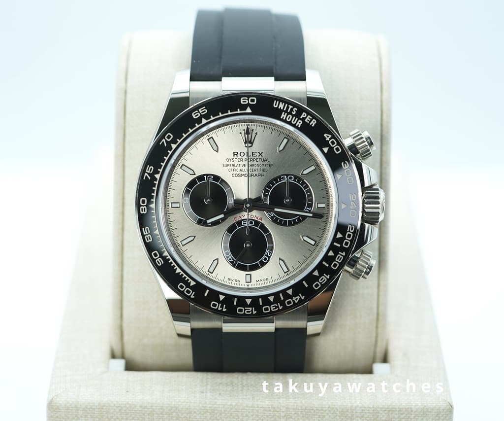 Rolex 126519LN DAYTONA GHOST 18K WHITE GOLD STEEL DIAL NEW MODEL 2025 WARRANTY FULL SET